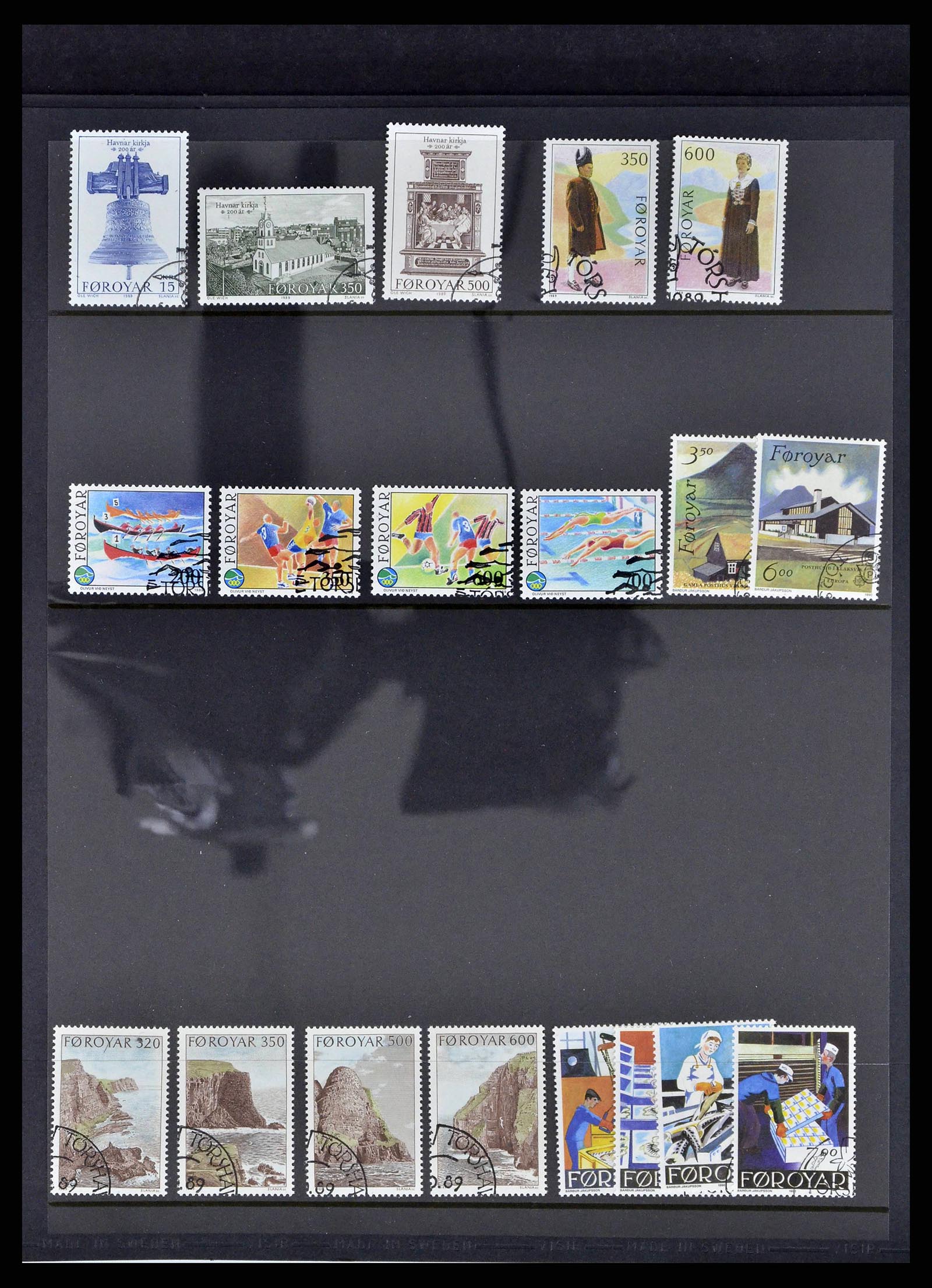 38539 0063 - Postzegelverzameling 38539 Faeroer 1923-1994.