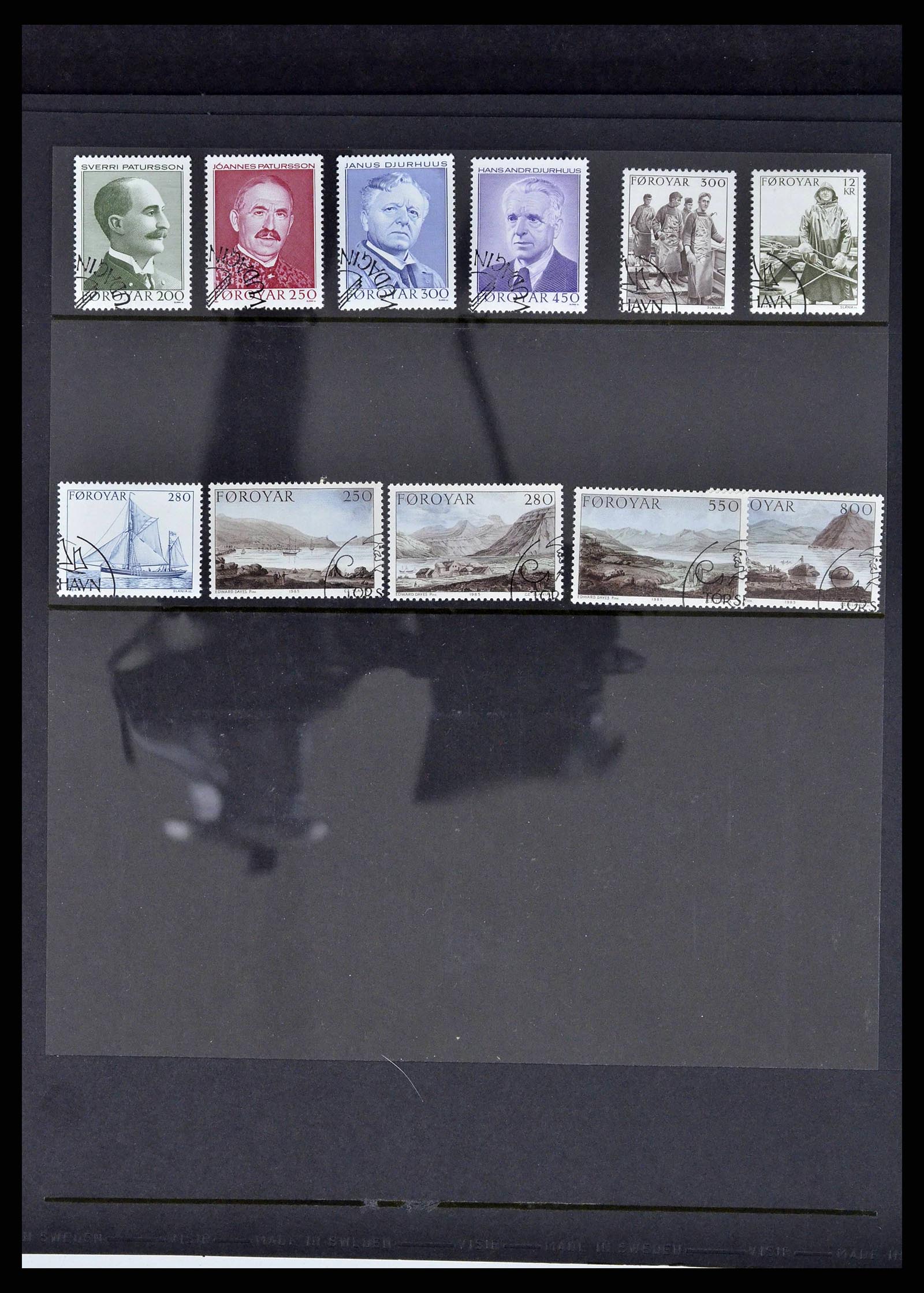 38539 0064 - Postzegelverzameling 38539 Faeroer 1923-1994.