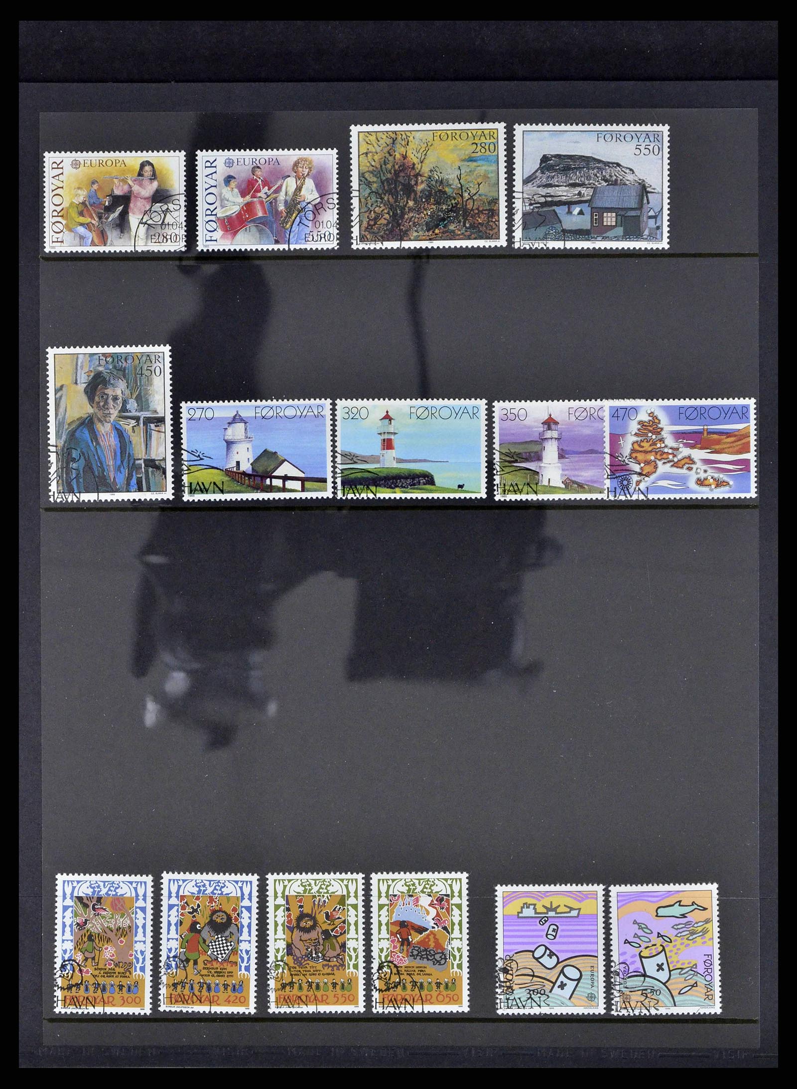 38539 0065 - Postzegelverzameling 38539 Faeroer 1923-1994.