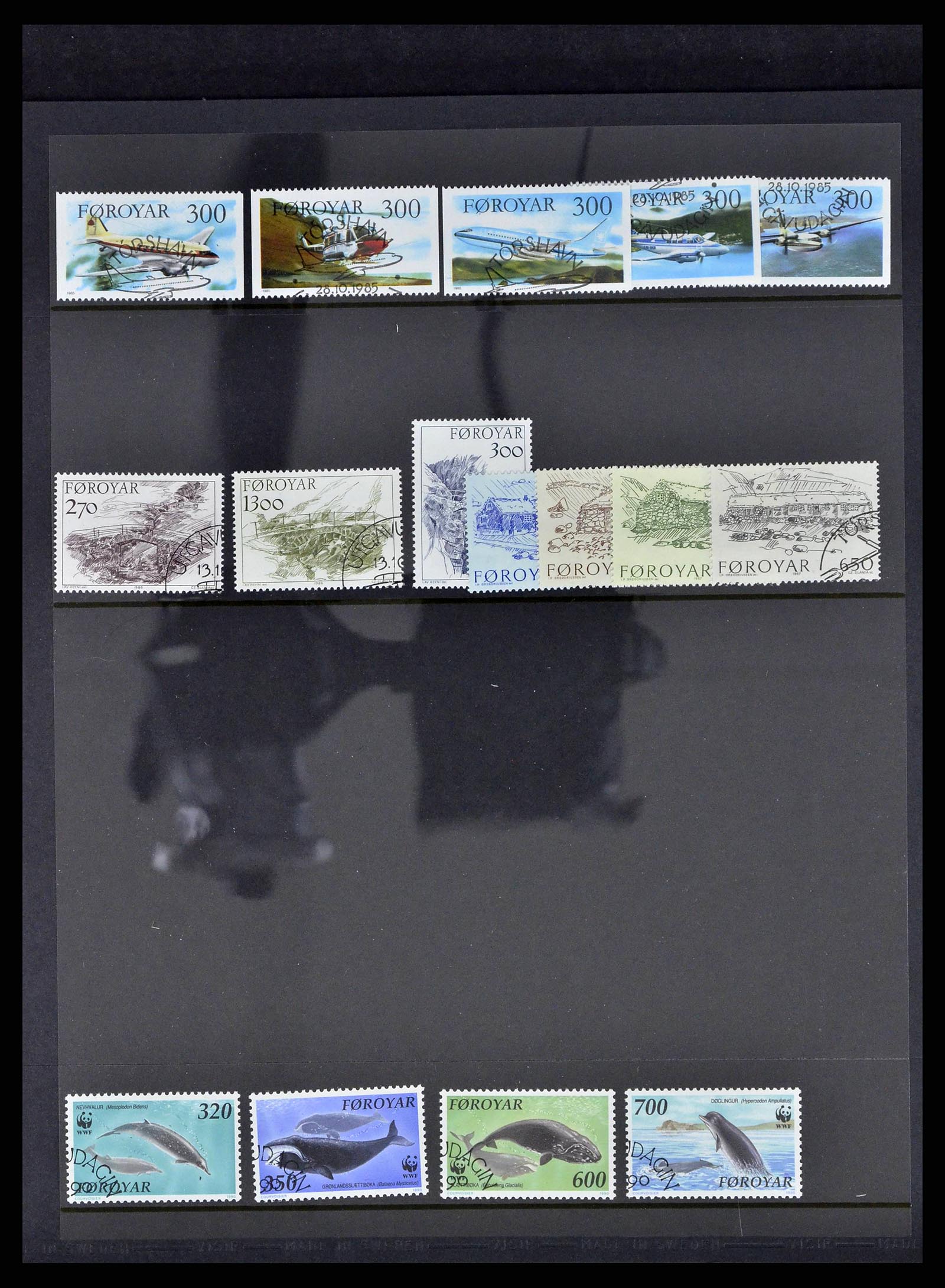 38539 0066 - Postzegelverzameling 38539 Faeroer 1923-1994.