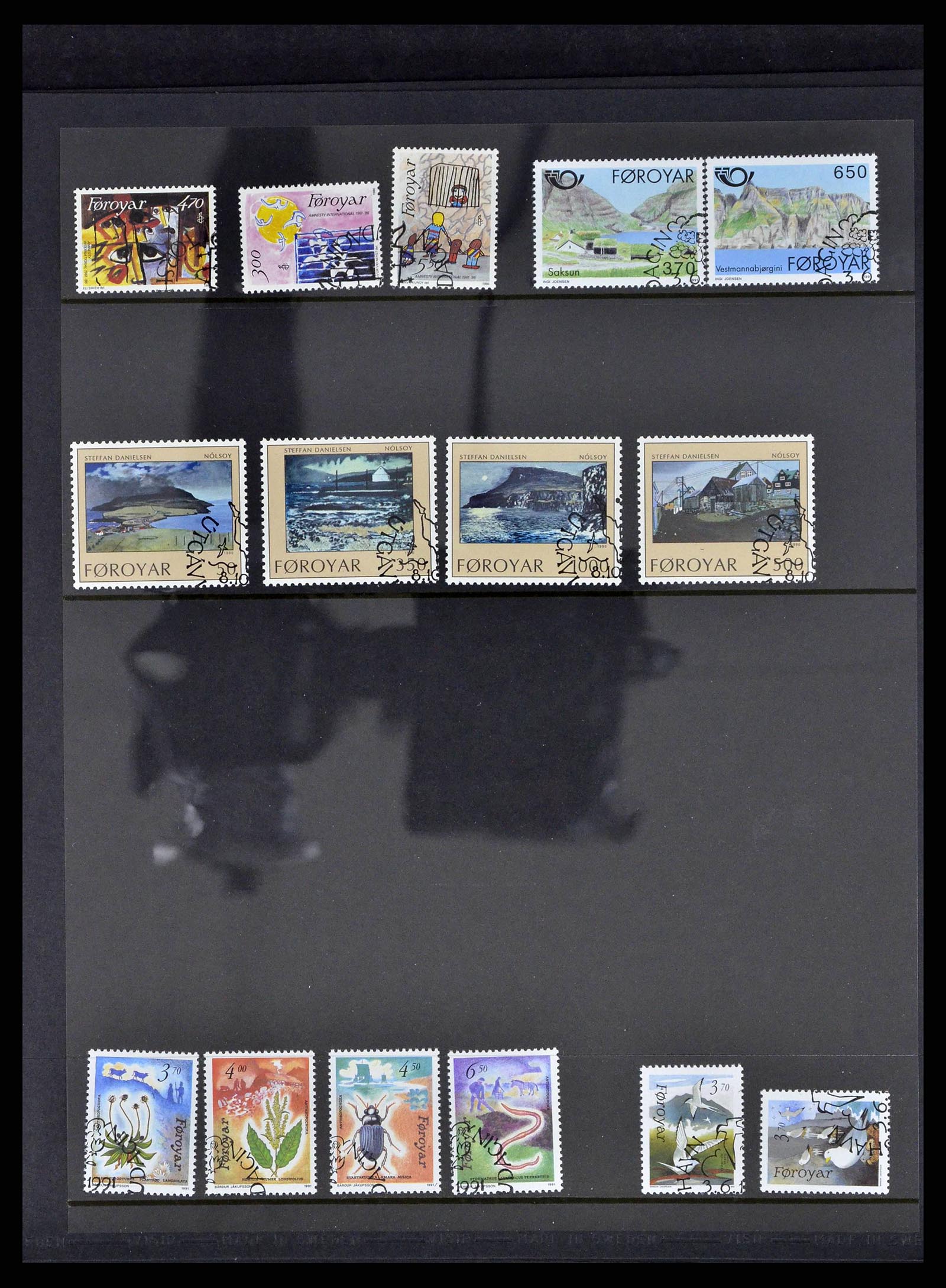 38539 0067 - Postzegelverzameling 38539 Faeroer 1923-1994.