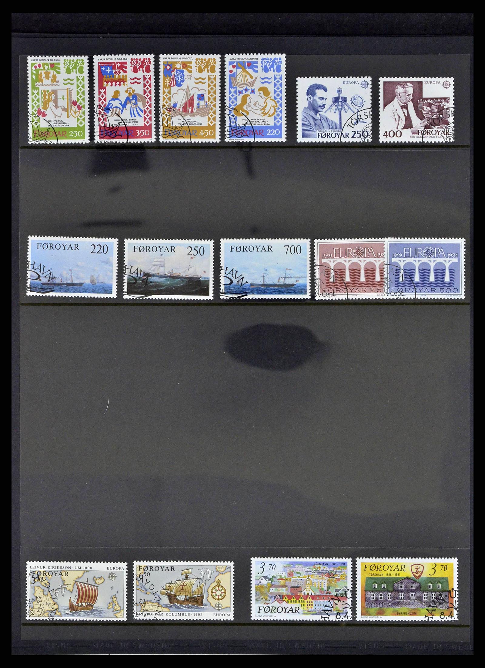 38539 0070 - Postzegelverzameling 38539 Faeroer 1923-1994.