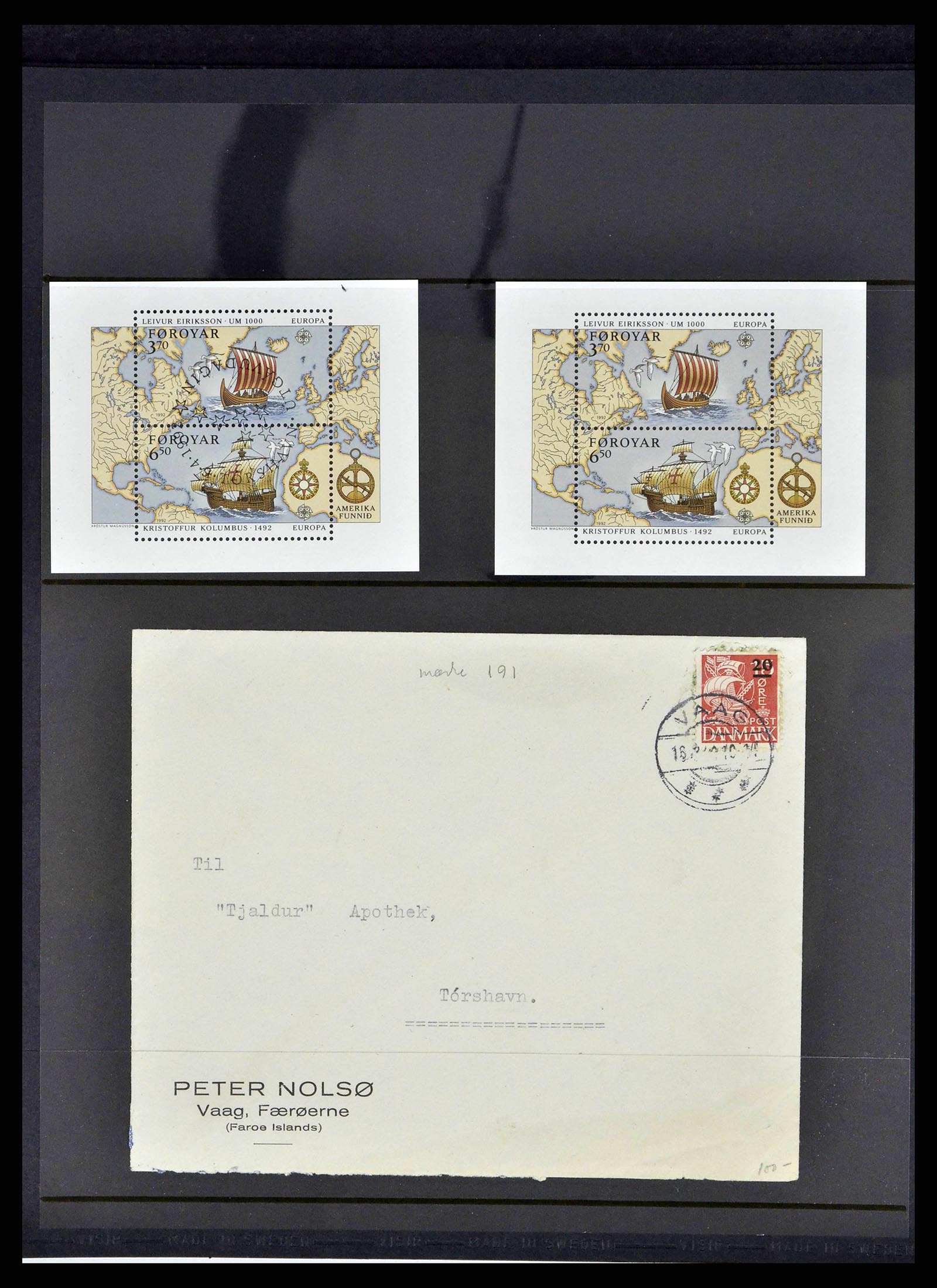 38539 0071 - Postzegelverzameling 38539 Faeroer 1923-1994.