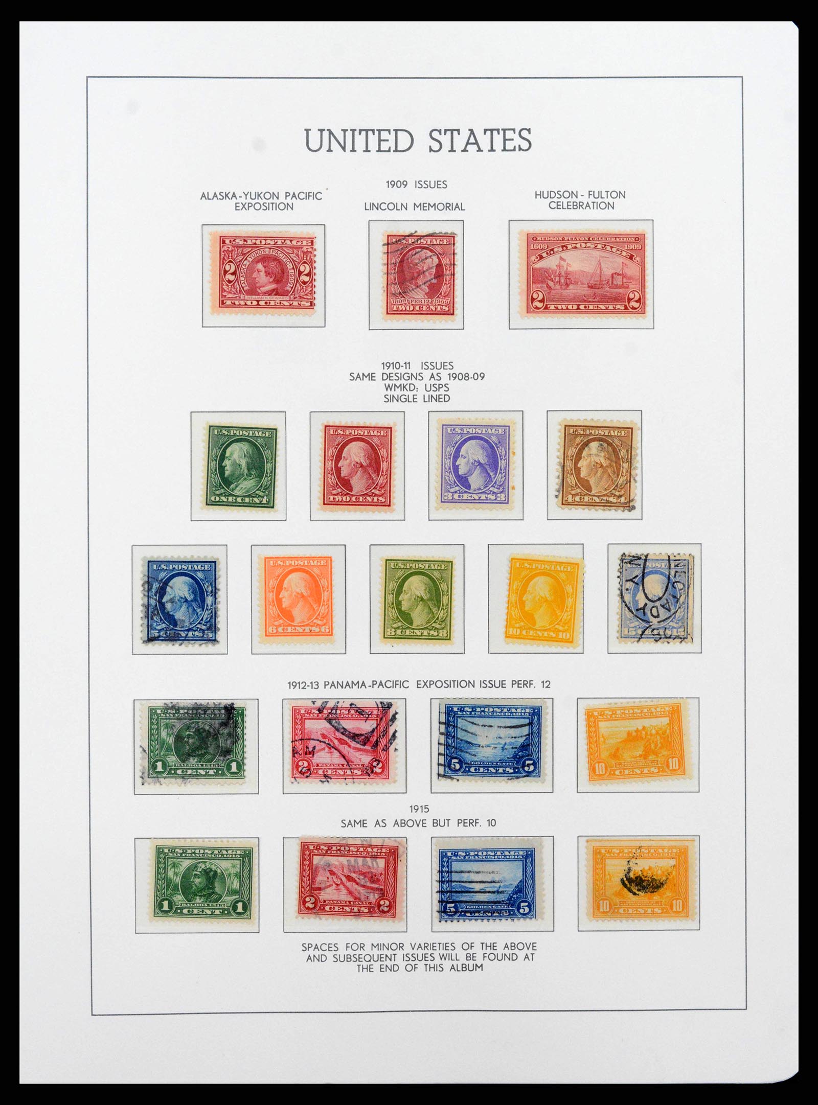 38540 0014 - Postzegelverzameling 38540 USA 1847-1964.