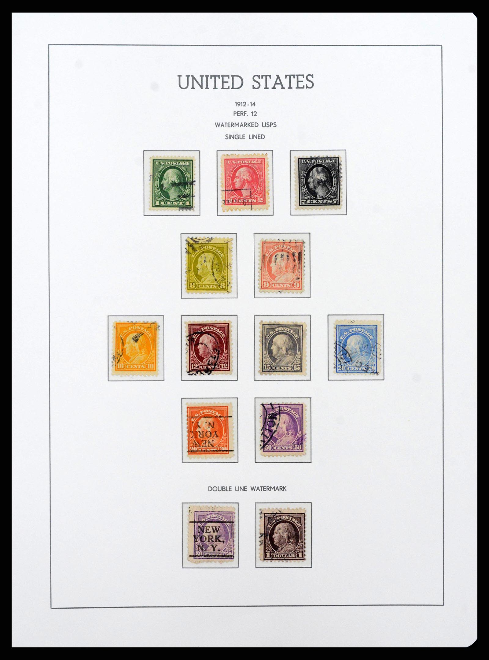 38540 0015 - Postzegelverzameling 38540 USA 1847-1964.