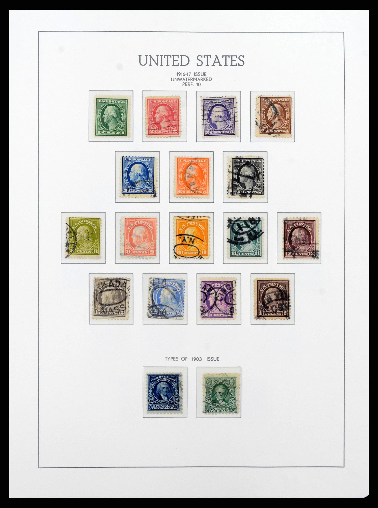 38540 0017 - Postzegelverzameling 38540 USA 1847-1964.