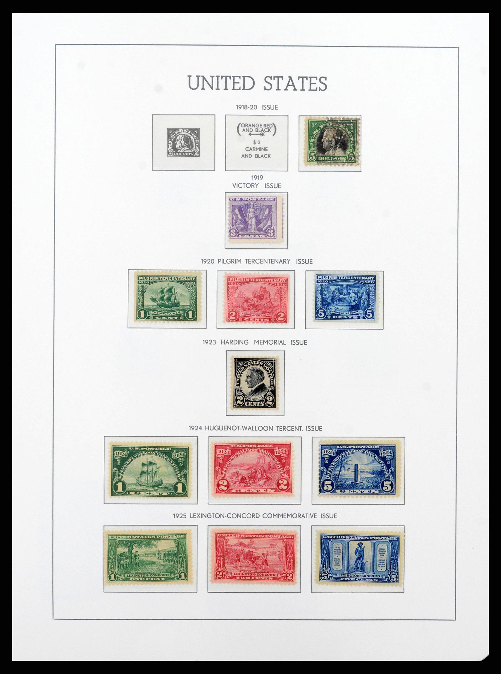 38540 0020 - Postzegelverzameling 38540 USA 1847-1964.