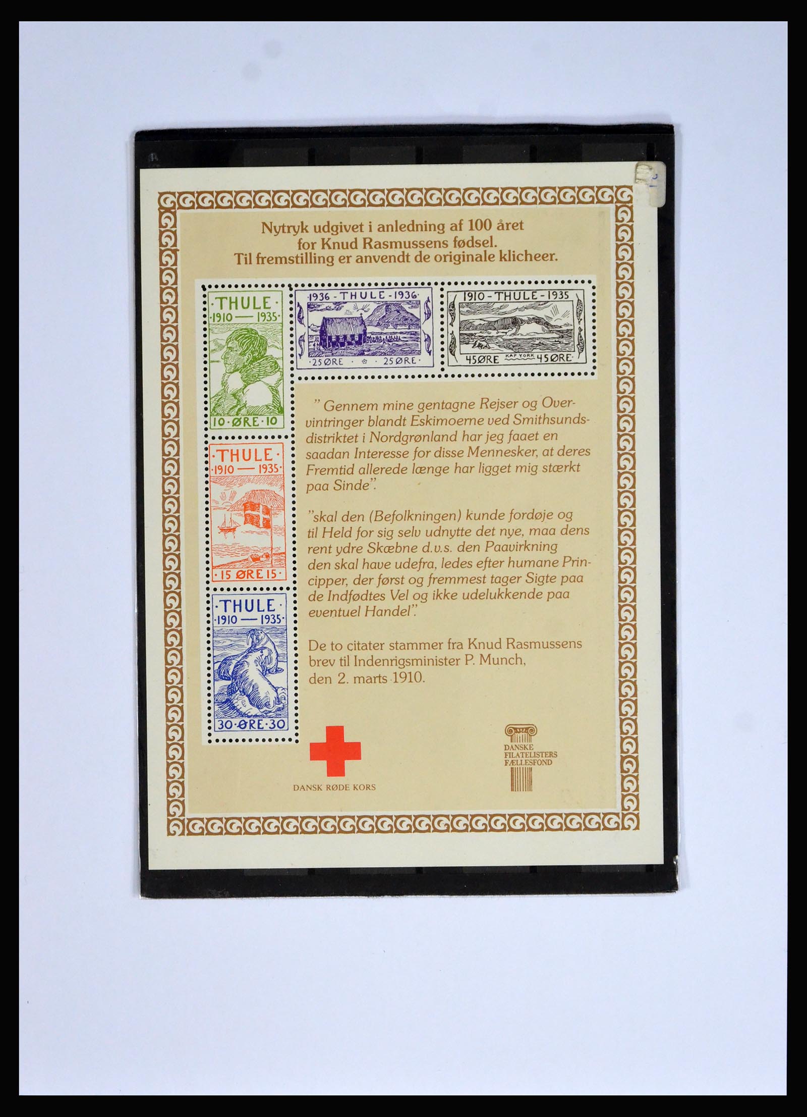 38547 0003 - Postzegelverzameling 38547 Groenland/Faeroer 1919-1990.