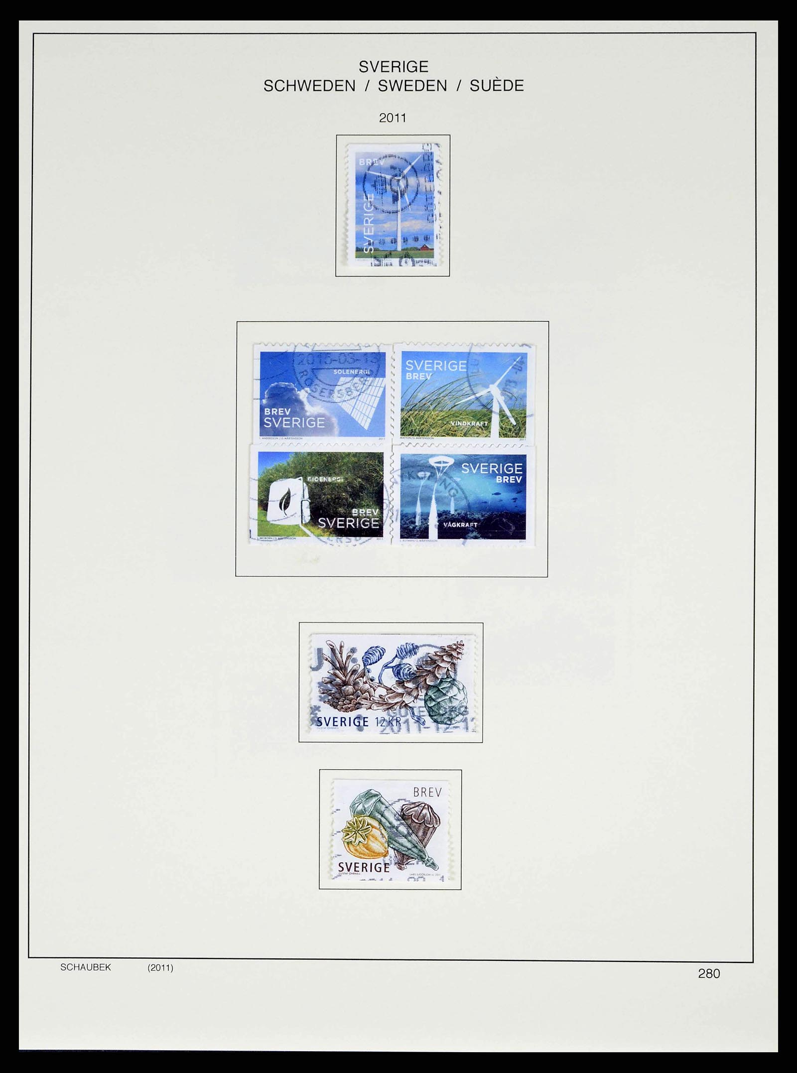 38548 0290 - Stamp collection 38548 Sweden 1855-2014.