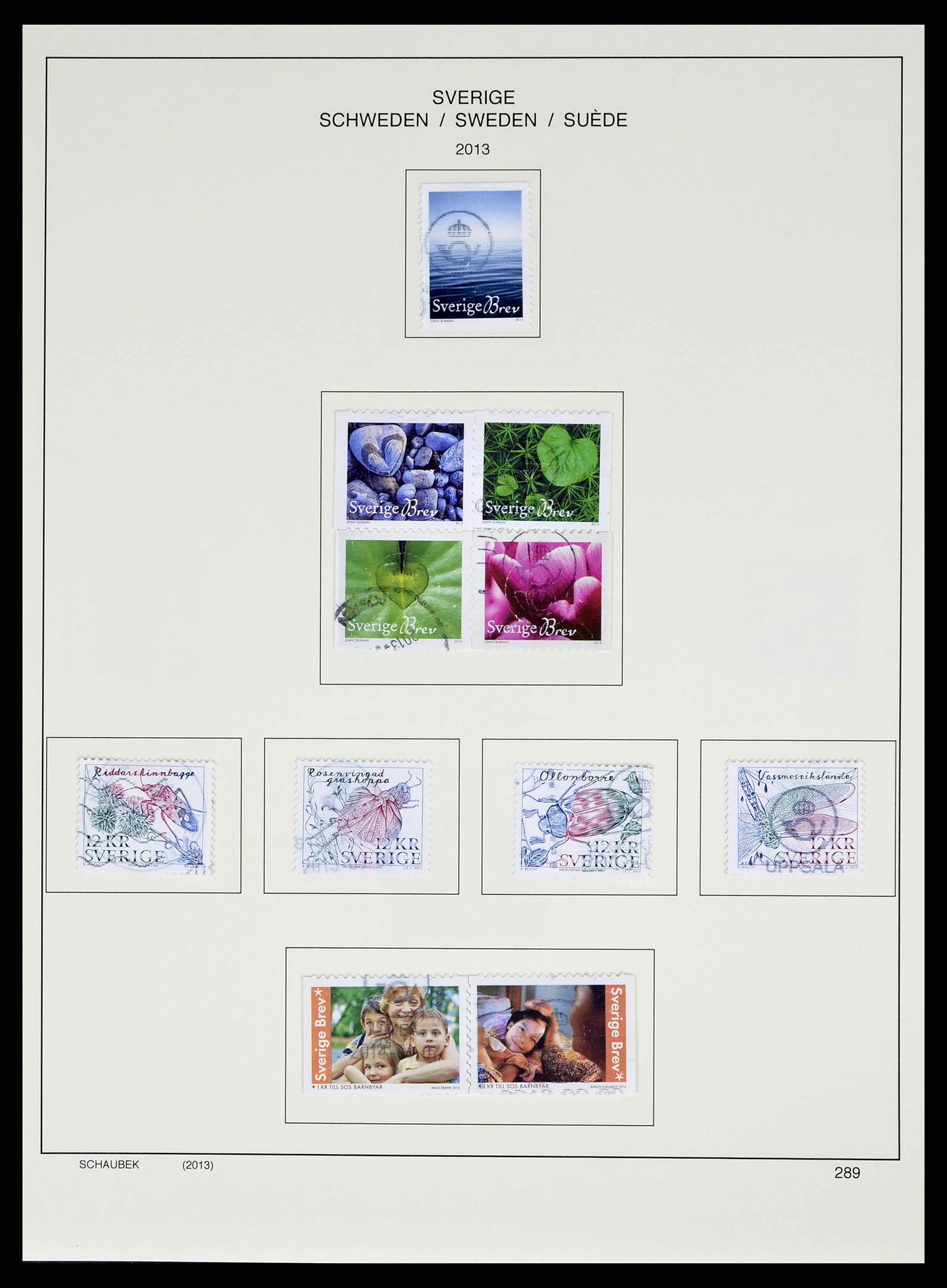 38548 0299 - Stamp collection 38548 Sweden 1855-2014.