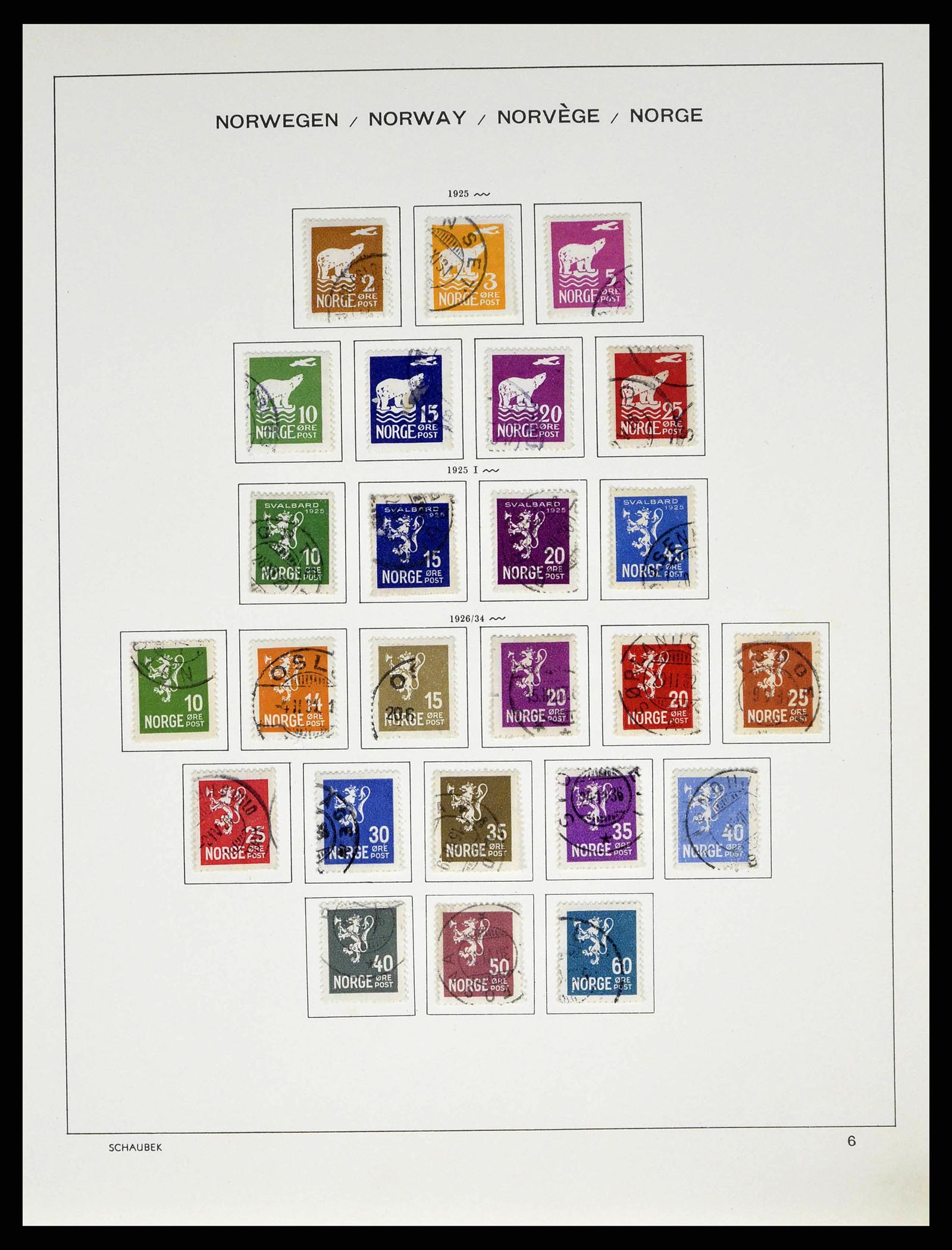 38549 0010 - Postzegelverzameling 38549 Noorwegen 1855-2018!