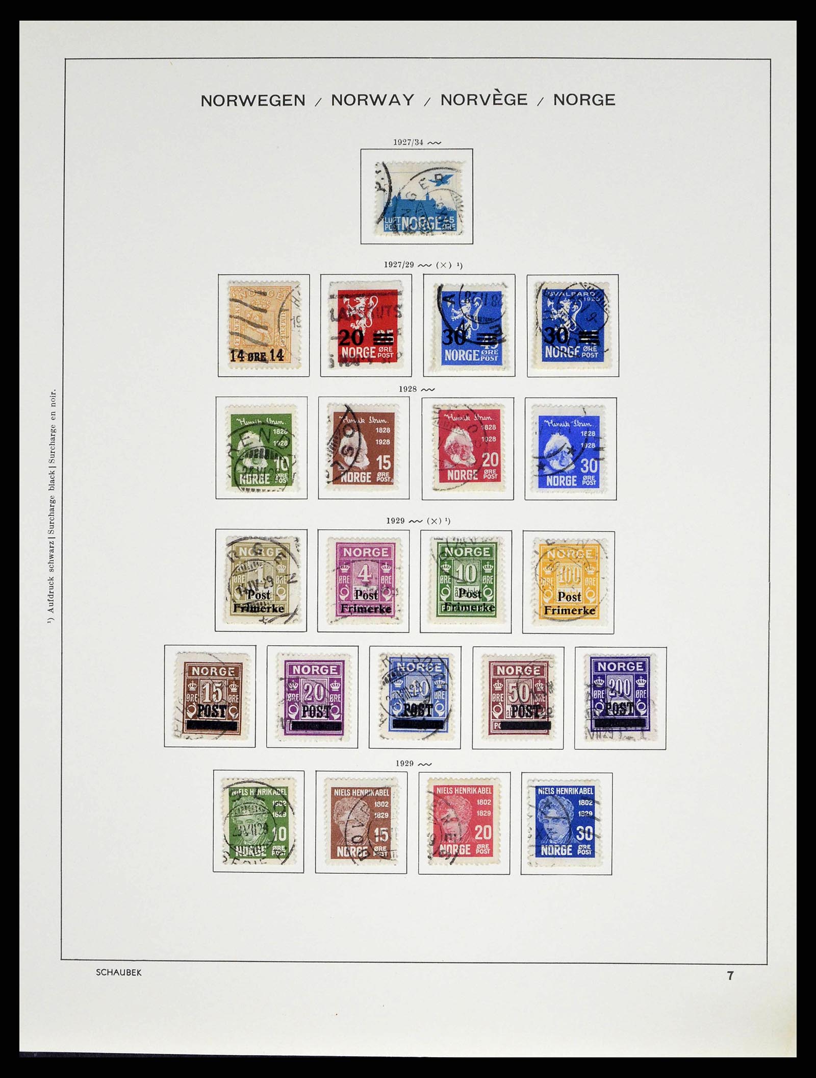 38549 0011 - Postzegelverzameling 38549 Noorwegen 1855-2018!