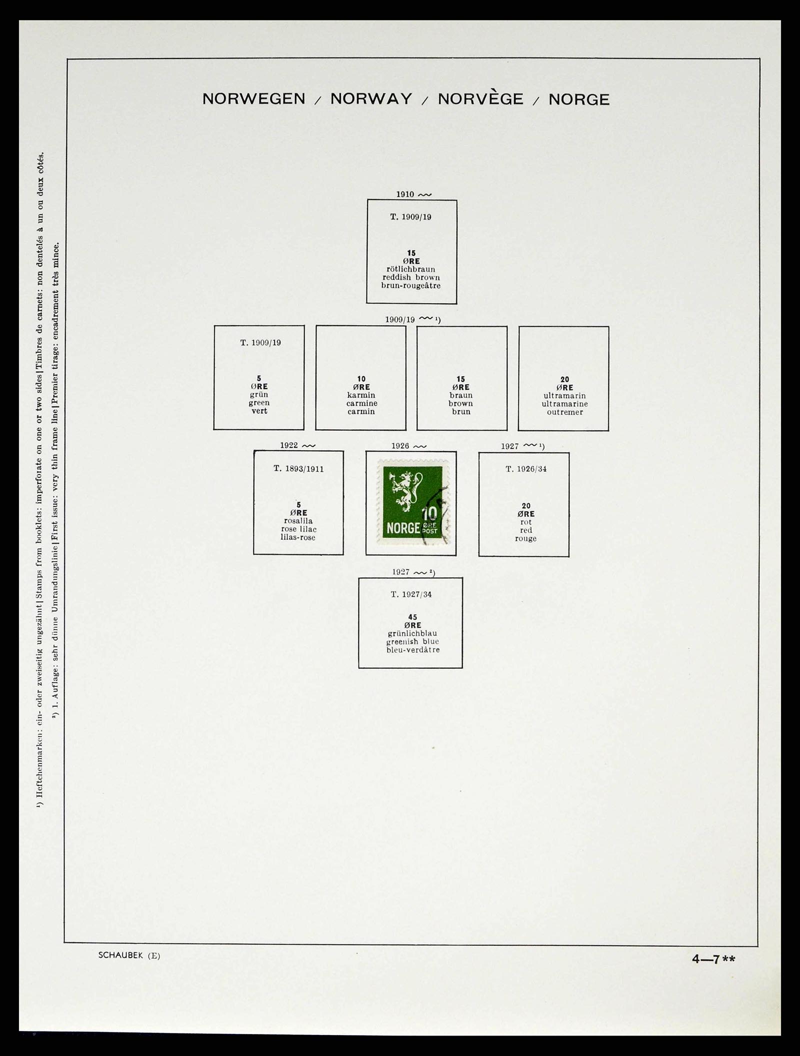 38549 0012 - Stamp collection 38549 Norway 1855-2018!