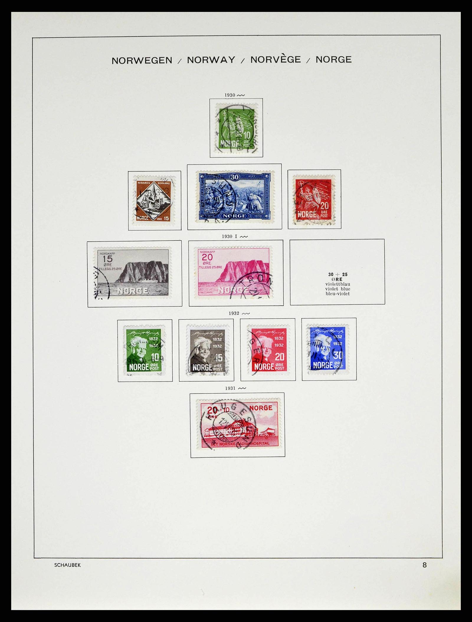 38549 0013 - Stamp collection 38549 Norway 1855-2018!