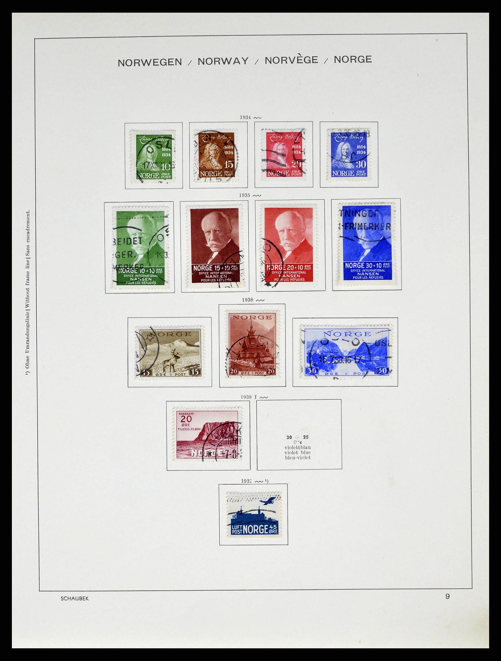 38549 0014 - Postzegelverzameling 38549 Noorwegen 1855-2018!