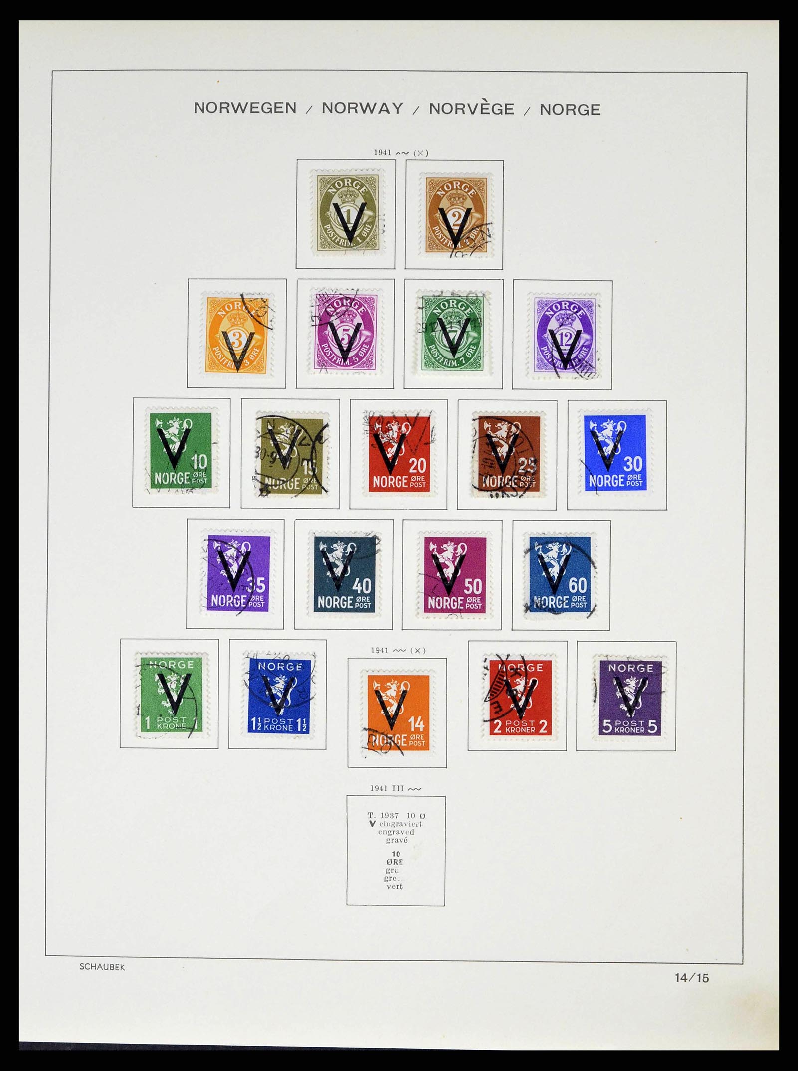 38549 0018 - Postzegelverzameling 38549 Noorwegen 1855-2018!
