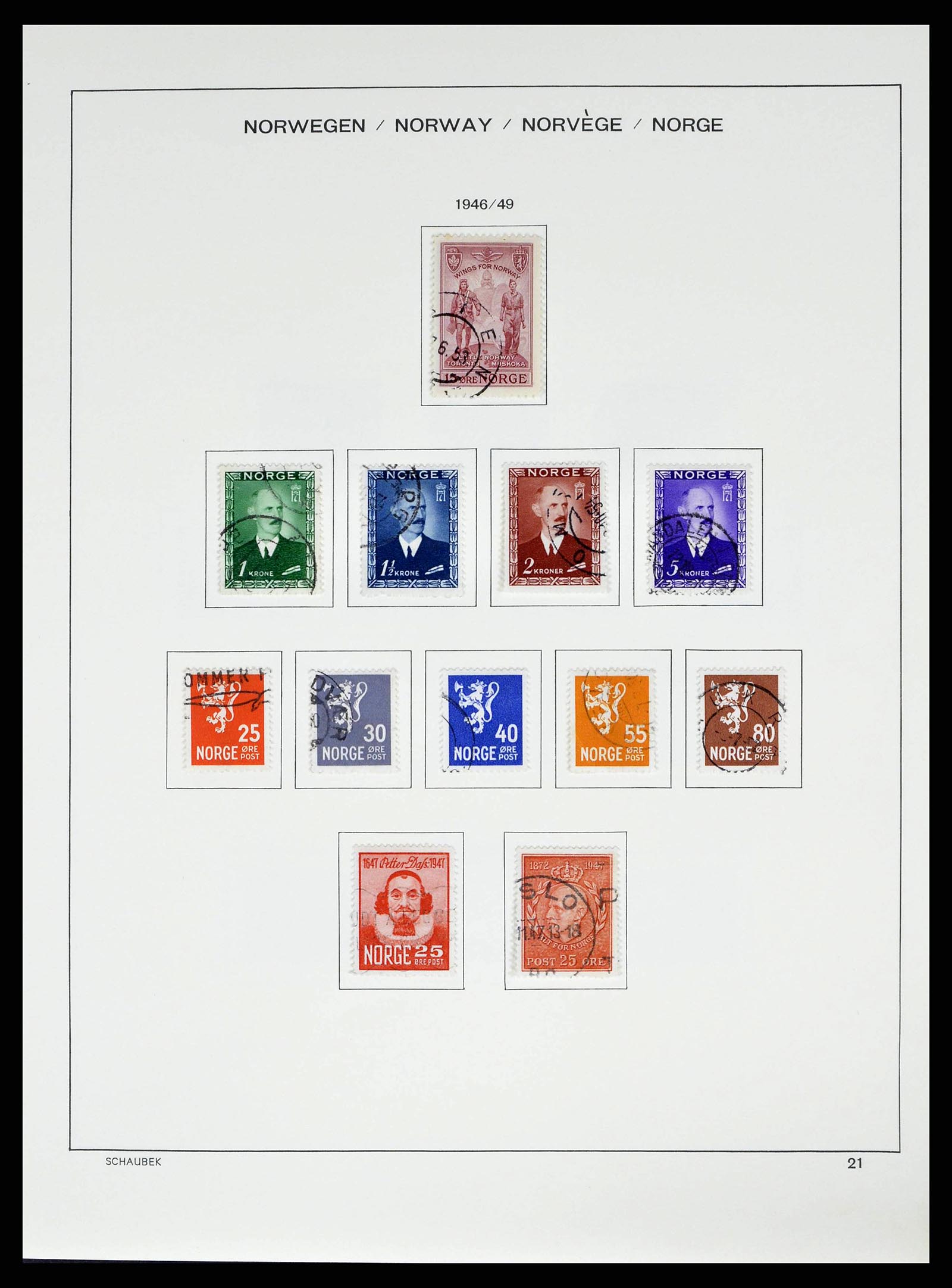 38549 0024 - Stamp collection 38549 Norway 1855-2018!