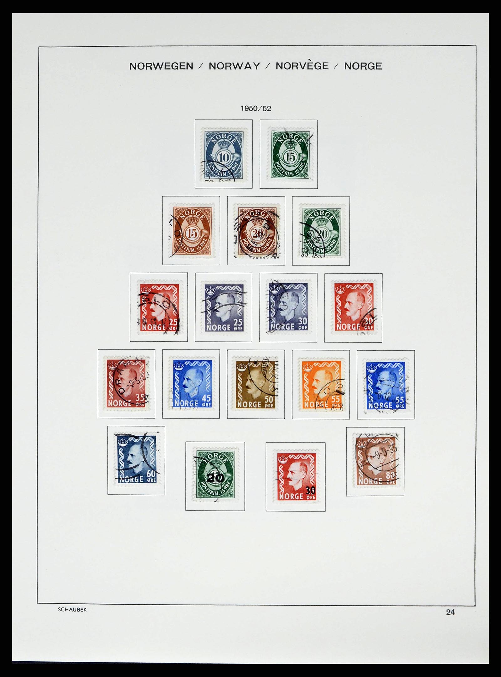 38549 0027 - Stamp collection 38549 Norway 1855-2018!
