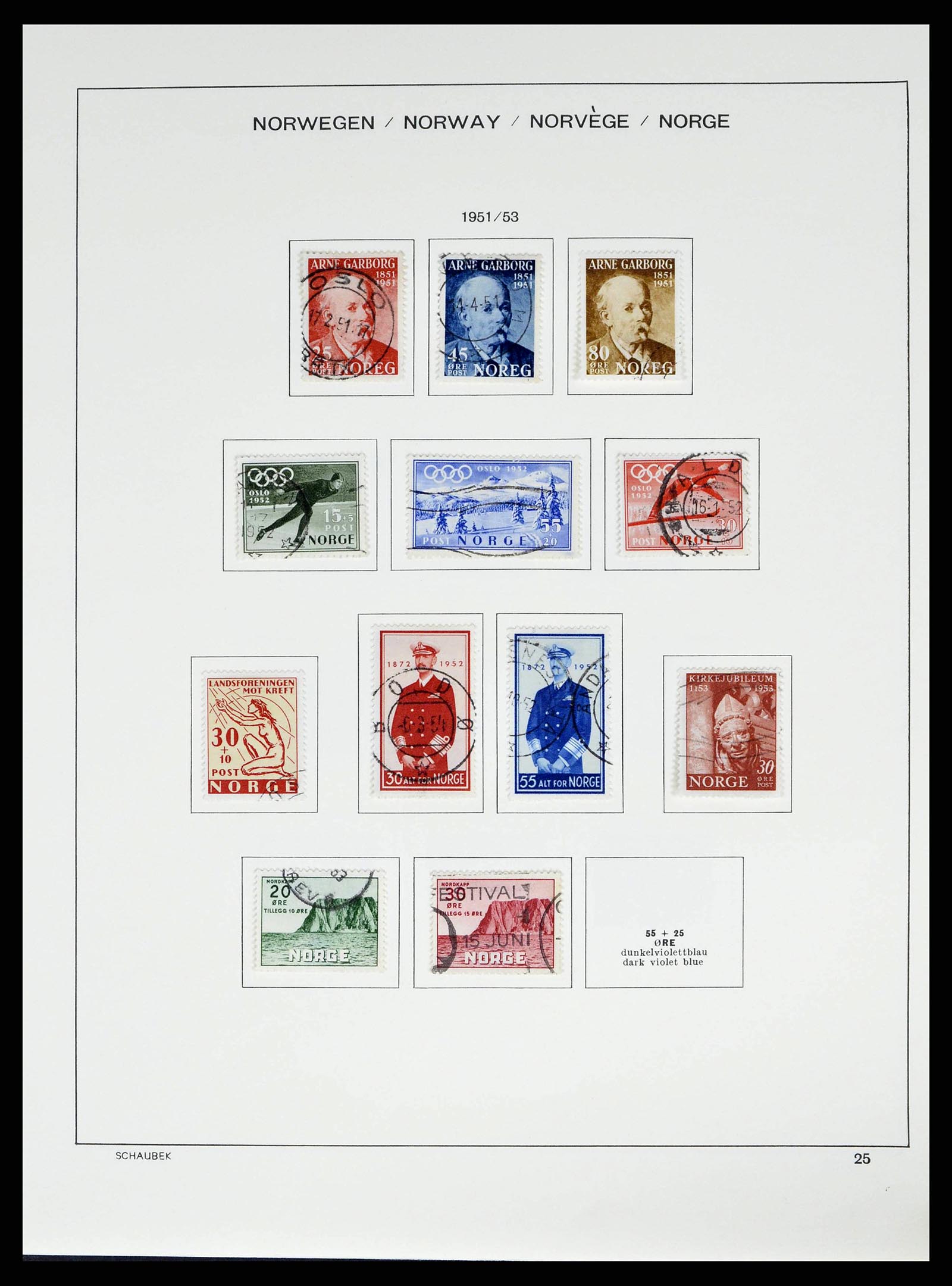 38549 0028 - Stamp collection 38549 Norway 1855-2018!