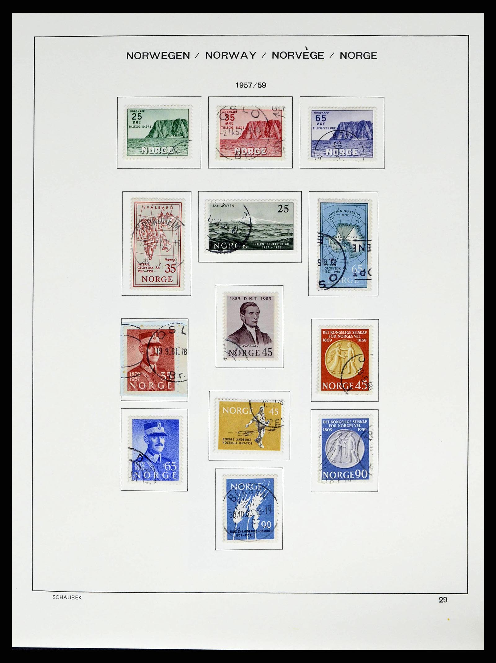 38549 0031 - Stamp collection 38549 Norway 1855-2018!