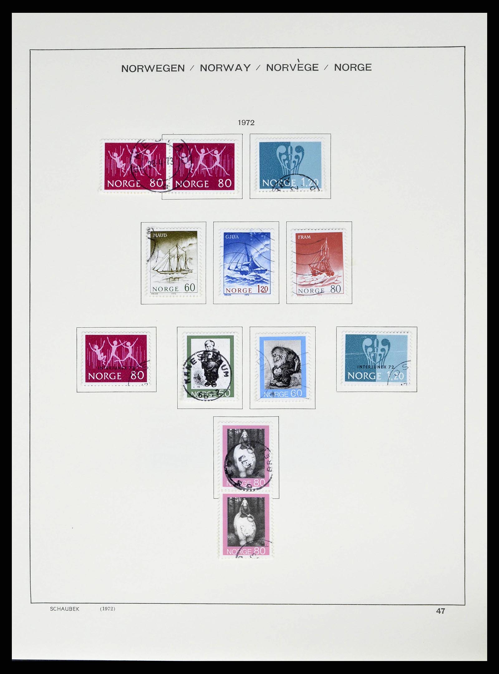 38549 0049 - Postzegelverzameling 38549 Noorwegen 1855-2018!