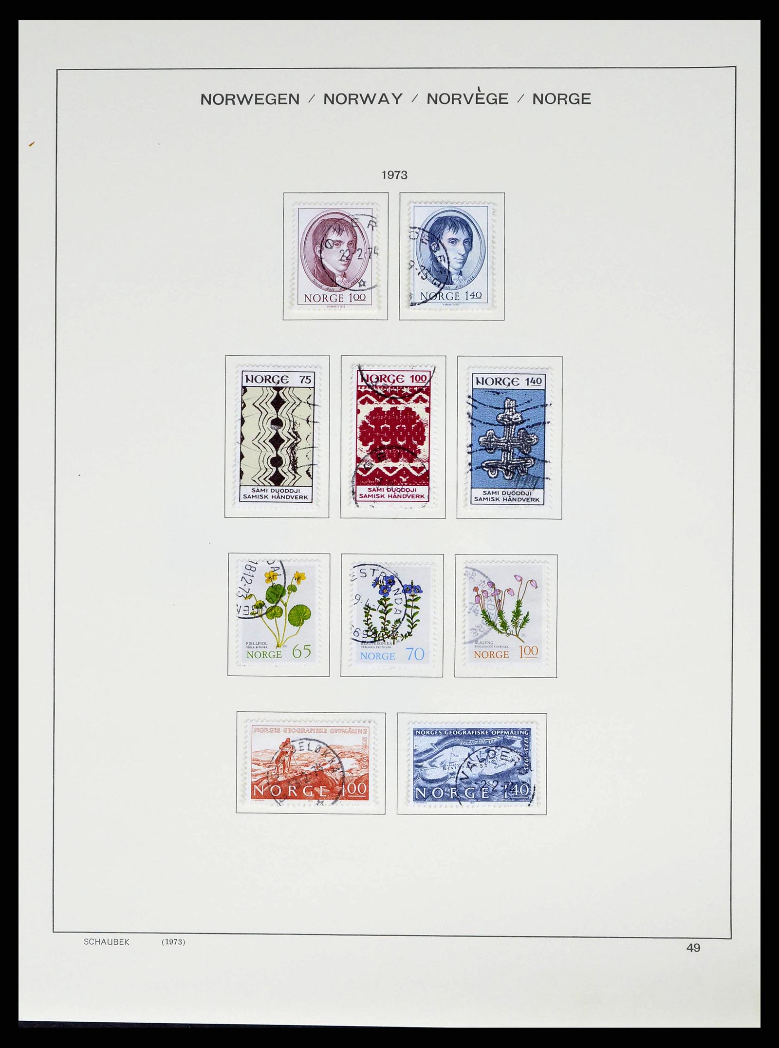 38549 0051 - Postzegelverzameling 38549 Noorwegen 1855-2018!