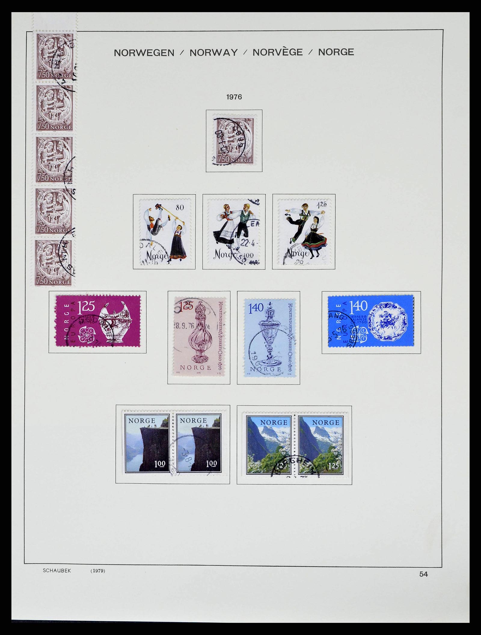 38549 0056 - Postzegelverzameling 38549 Noorwegen 1855-2018!