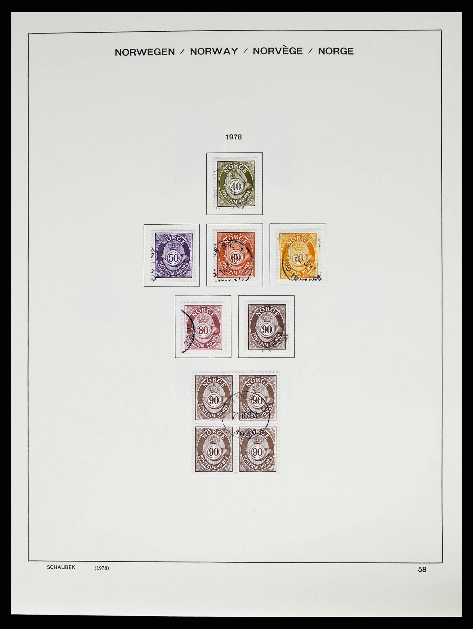 38549 0060 - Postzegelverzameling 38549 Noorwegen 1855-2018!