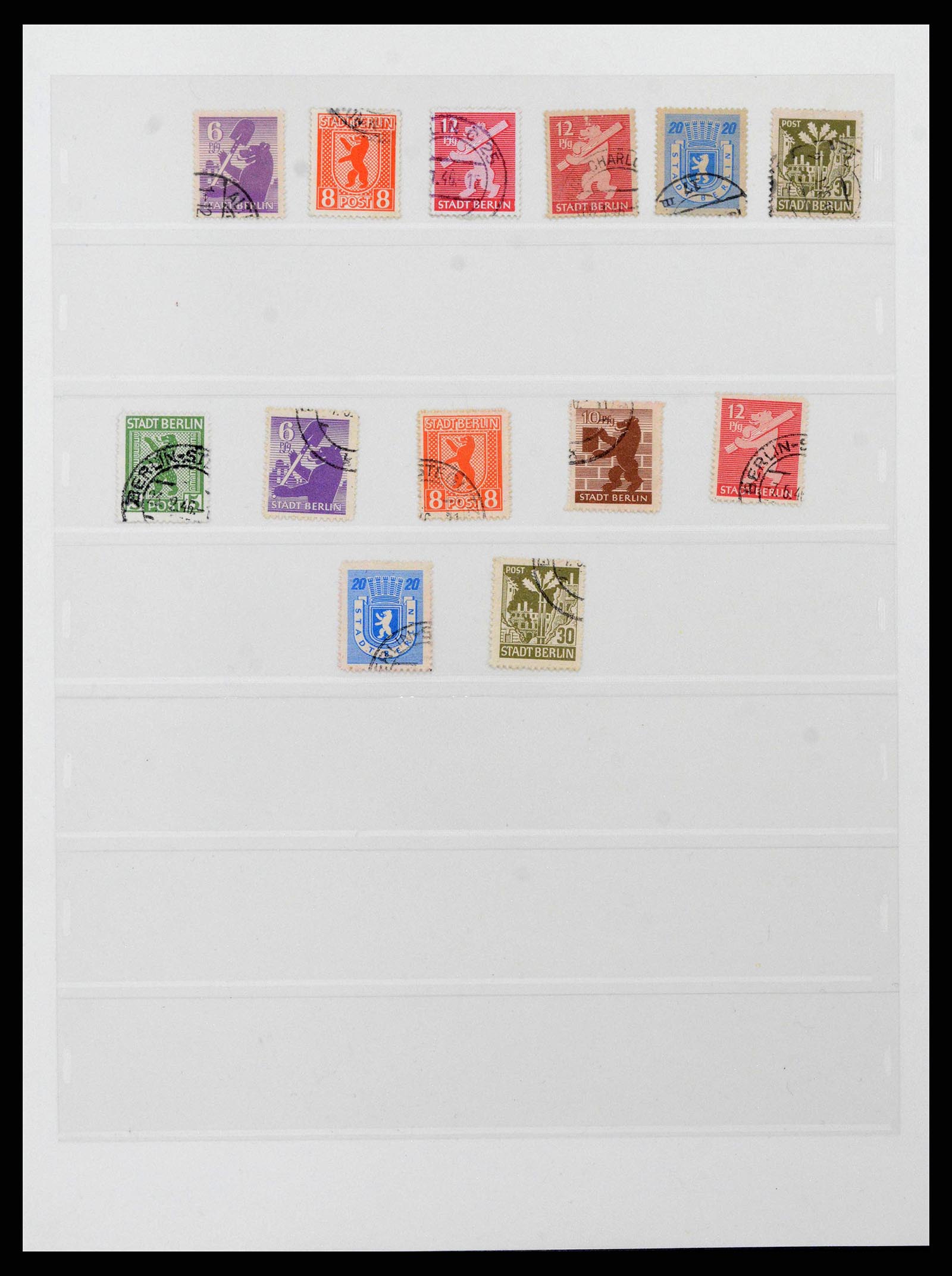 38550 0001 - Postzegelverzameling 38550 Sovjet Zone 1945-1949.