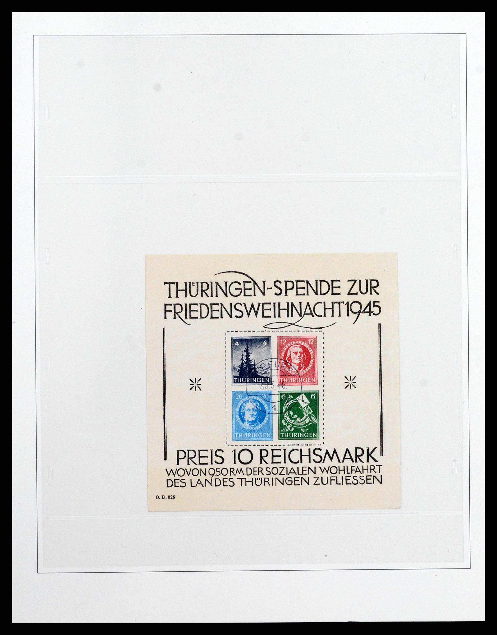 38550 0016 - Postzegelverzameling 38550 Sovjet Zone 1945-1949.