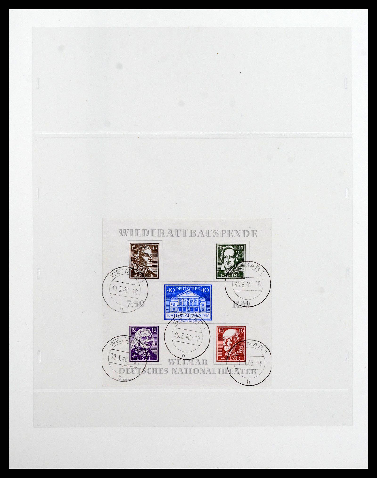 38550 0017 - Stamp collection 38550 Soviet Zone 1945-1949.