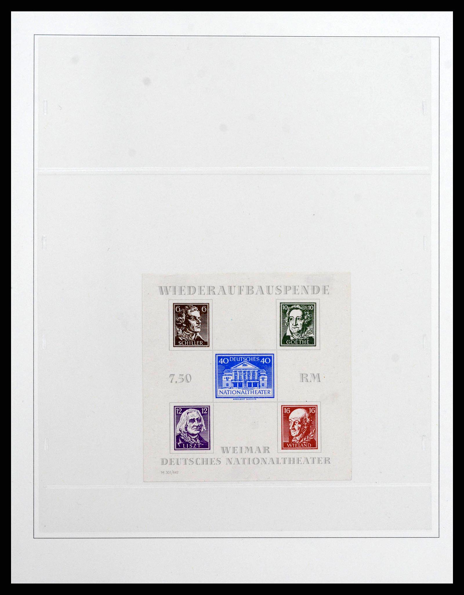 38550 0018 - Postzegelverzameling 38550 Sovjet Zone 1945-1949.