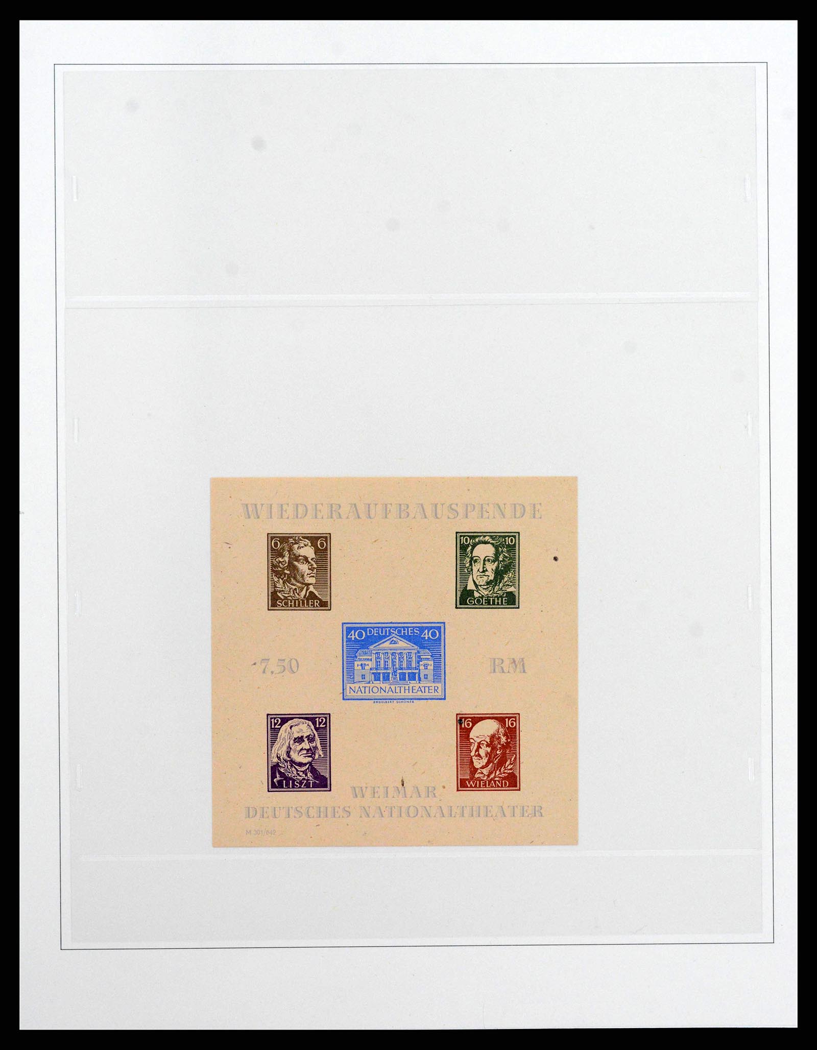 38550 0020 - Stamp collection 38550 Soviet Zone 1945-1949.