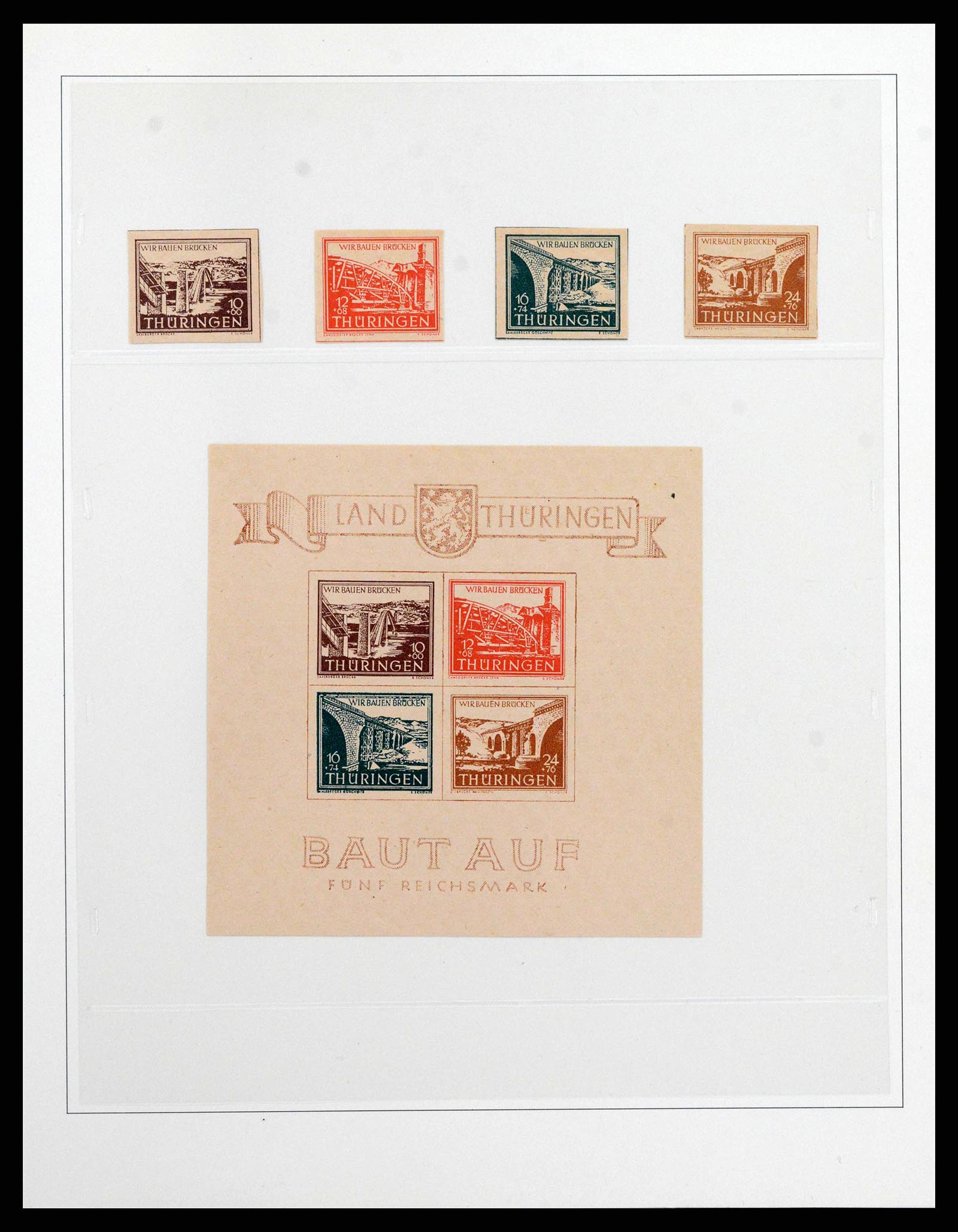 38550 0022 - Stamp collection 38550 Soviet Zone 1945-1949.