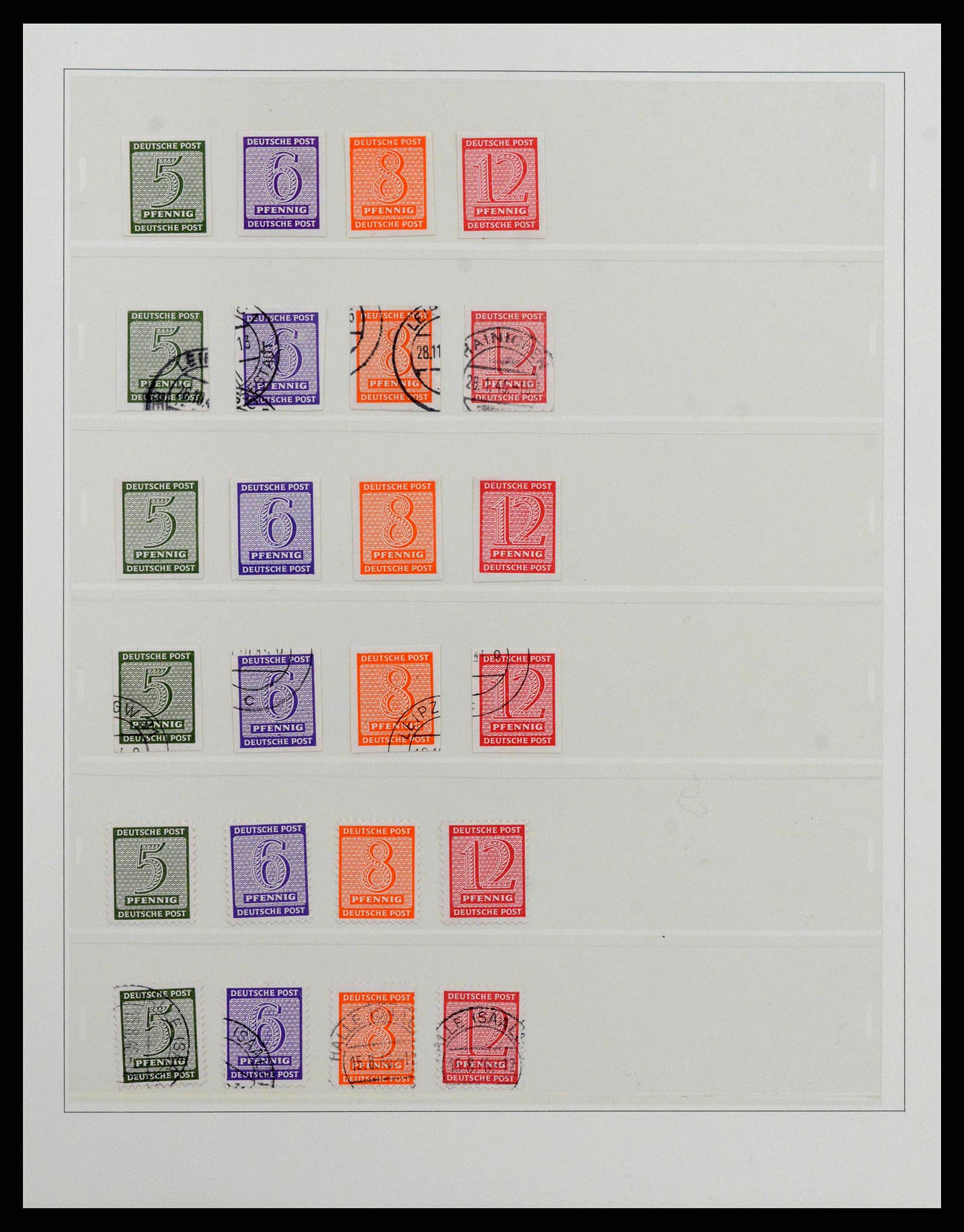 38550 0023 - Stamp collection 38550 Soviet Zone 1945-1949.
