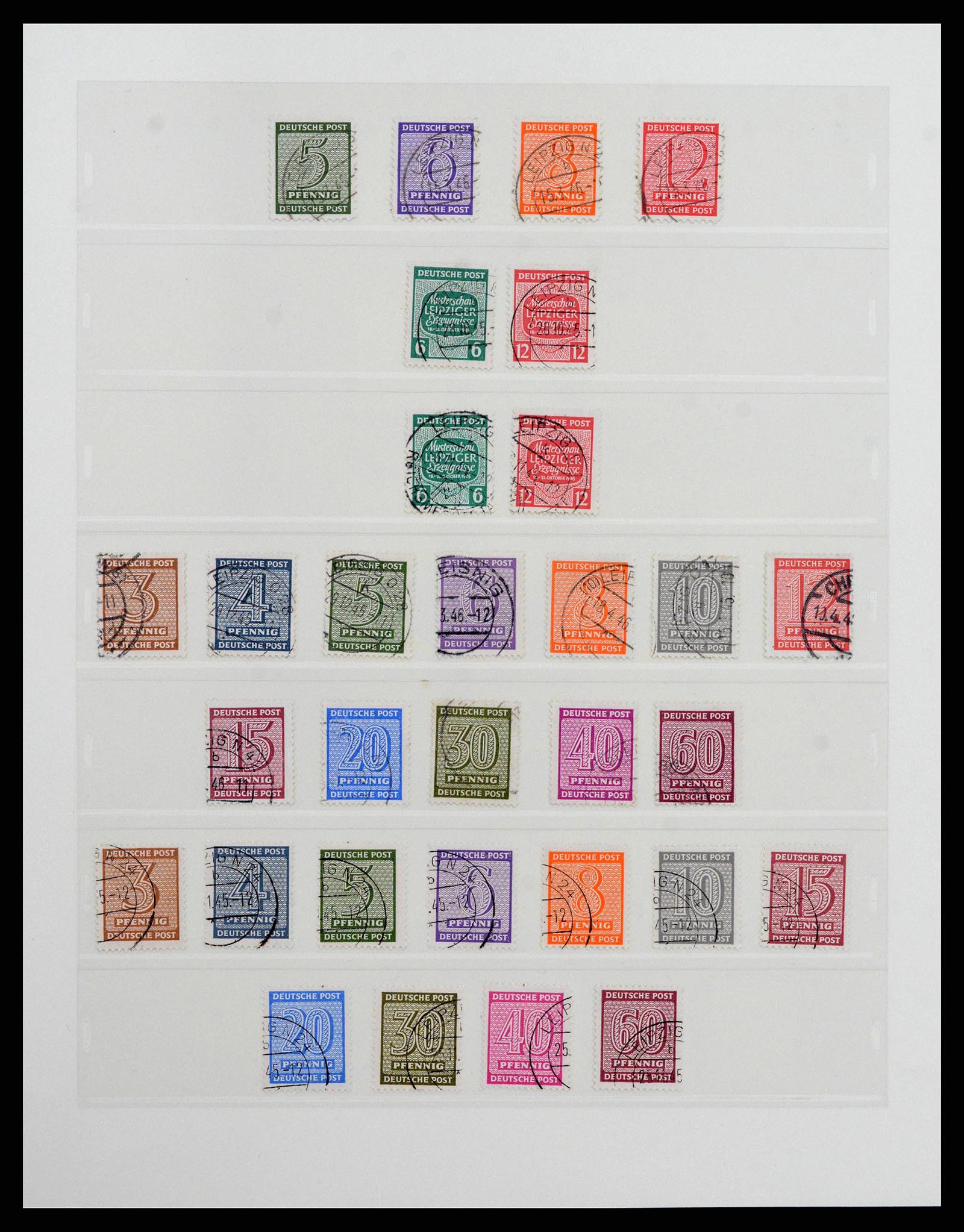 38550 0024 - Stamp collection 38550 Soviet Zone 1945-1949.