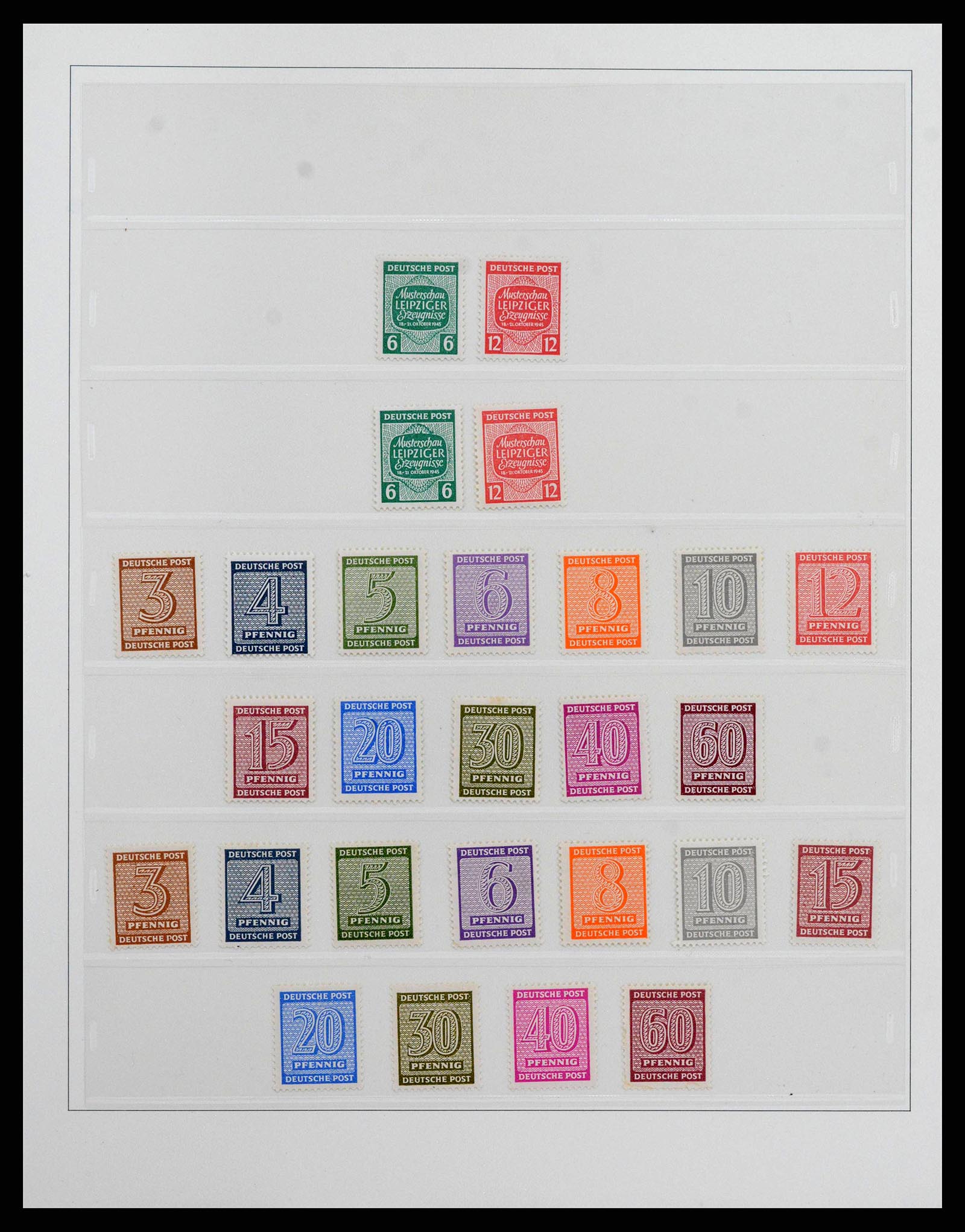 38550 0025 - Stamp collection 38550 Soviet Zone 1945-1949.