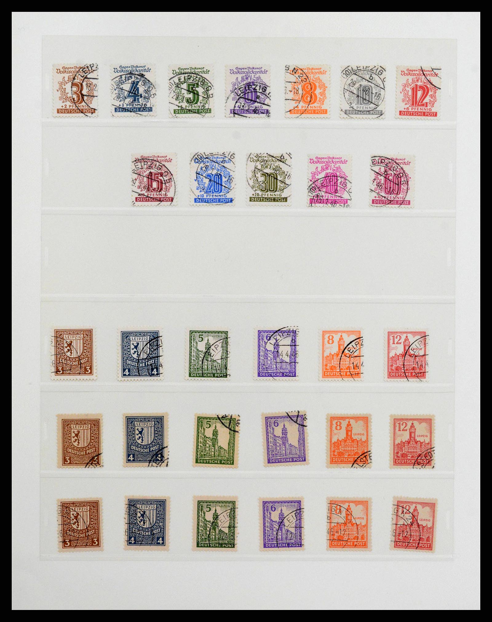 38550 0026 - Stamp collection 38550 Soviet Zone 1945-1949.