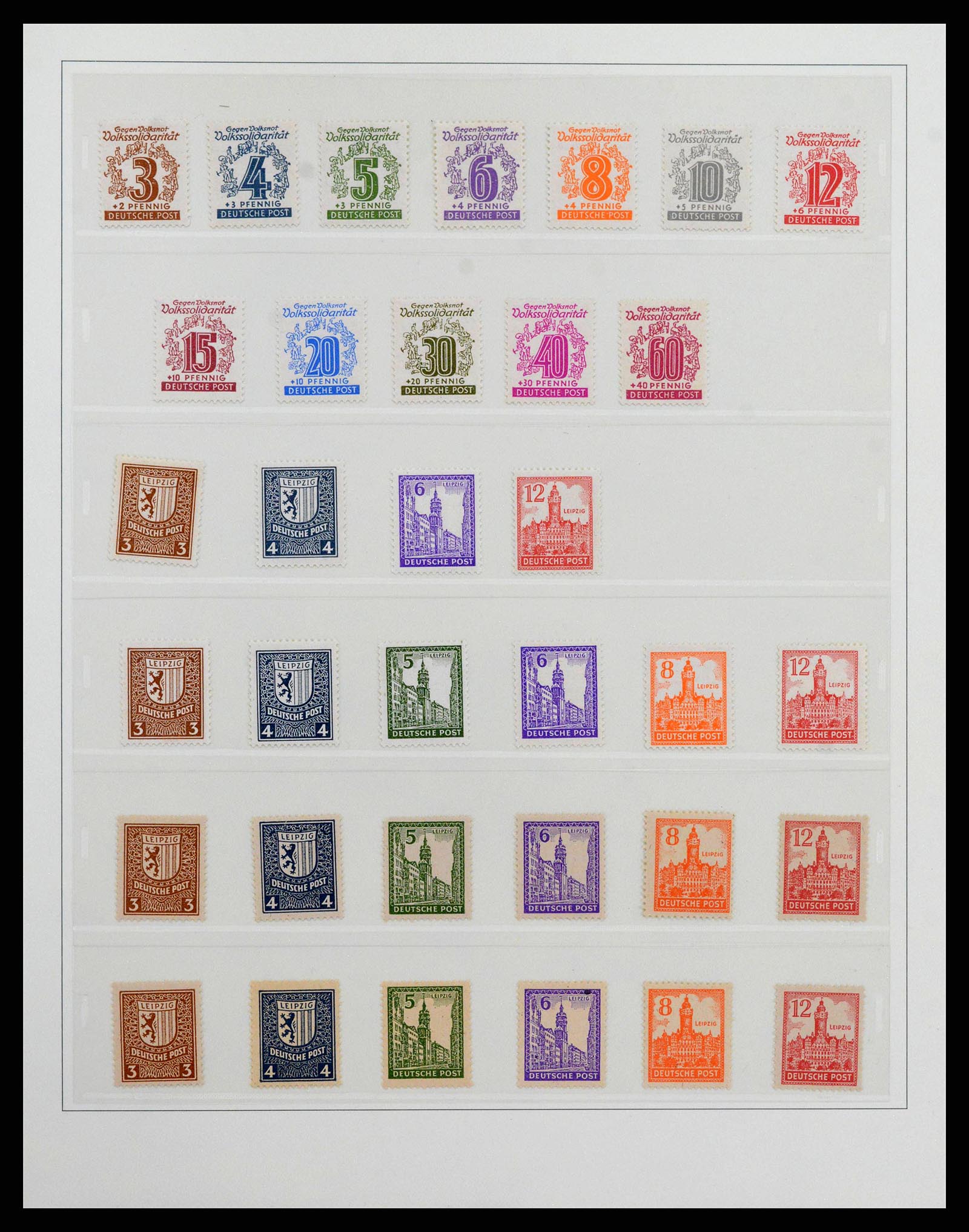 38550 0027 - Stamp collection 38550 Soviet Zone 1945-1949.