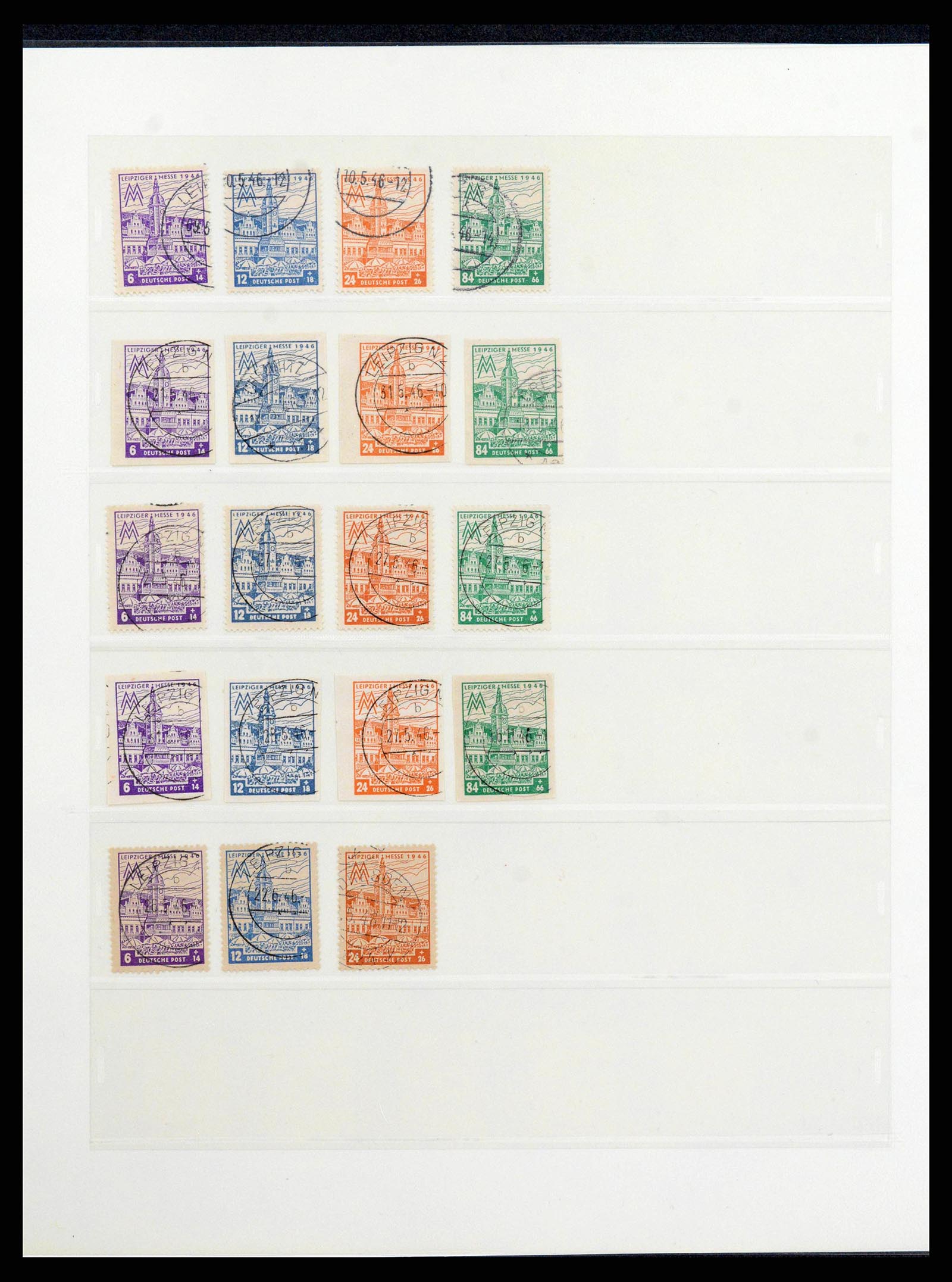 38550 0028 - Stamp collection 38550 Soviet Zone 1945-1949.