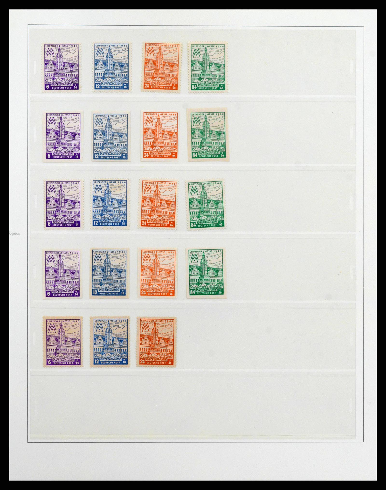 38550 0029 - Stamp collection 38550 Soviet Zone 1945-1949.