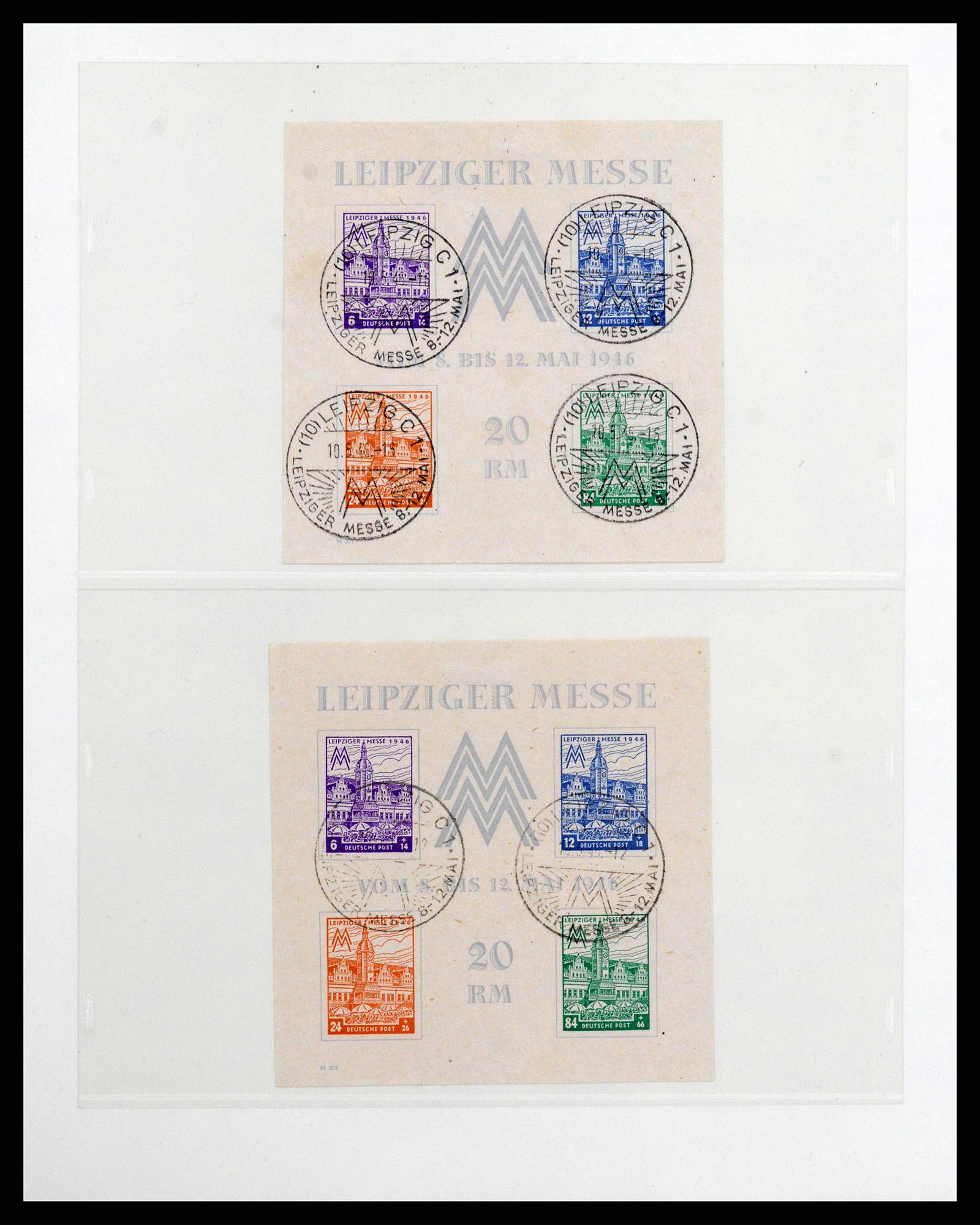38550 0030 - Stamp collection 38550 Soviet Zone 1945-1949.