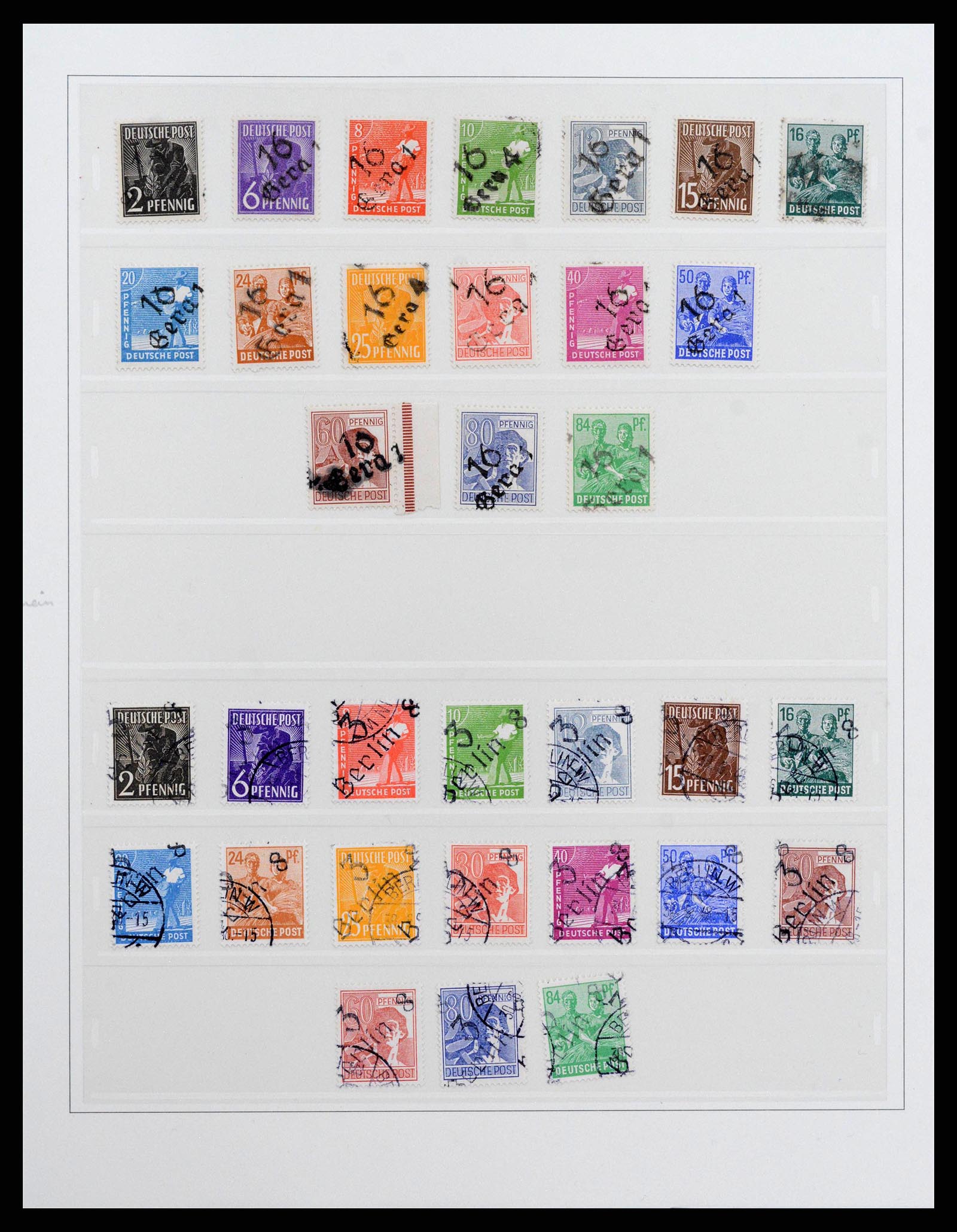 38550 0032 - Stamp collection 38550 Soviet Zone 1945-1949.