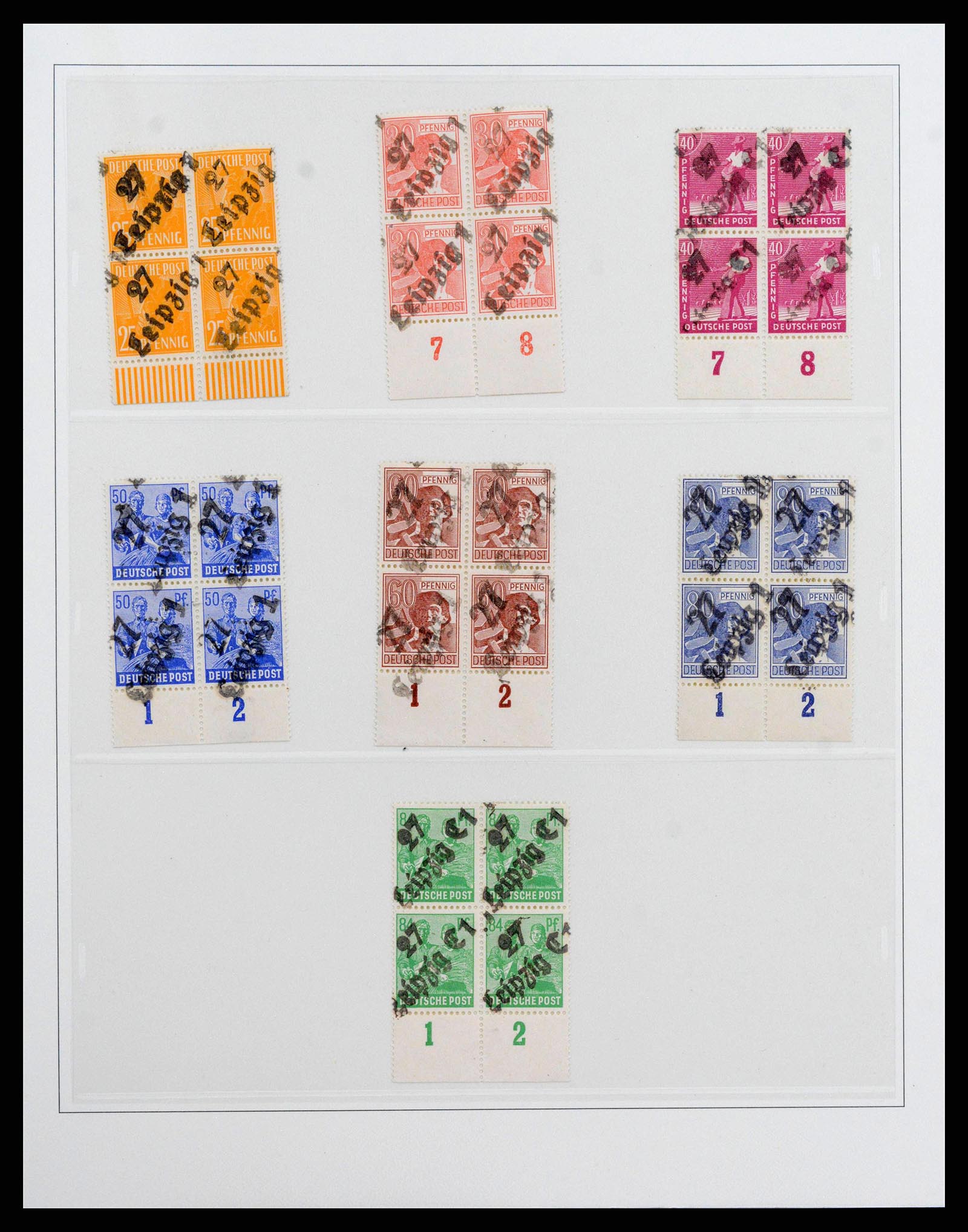 38550 0034 - Stamp collection 38550 Soviet Zone 1945-1949.
