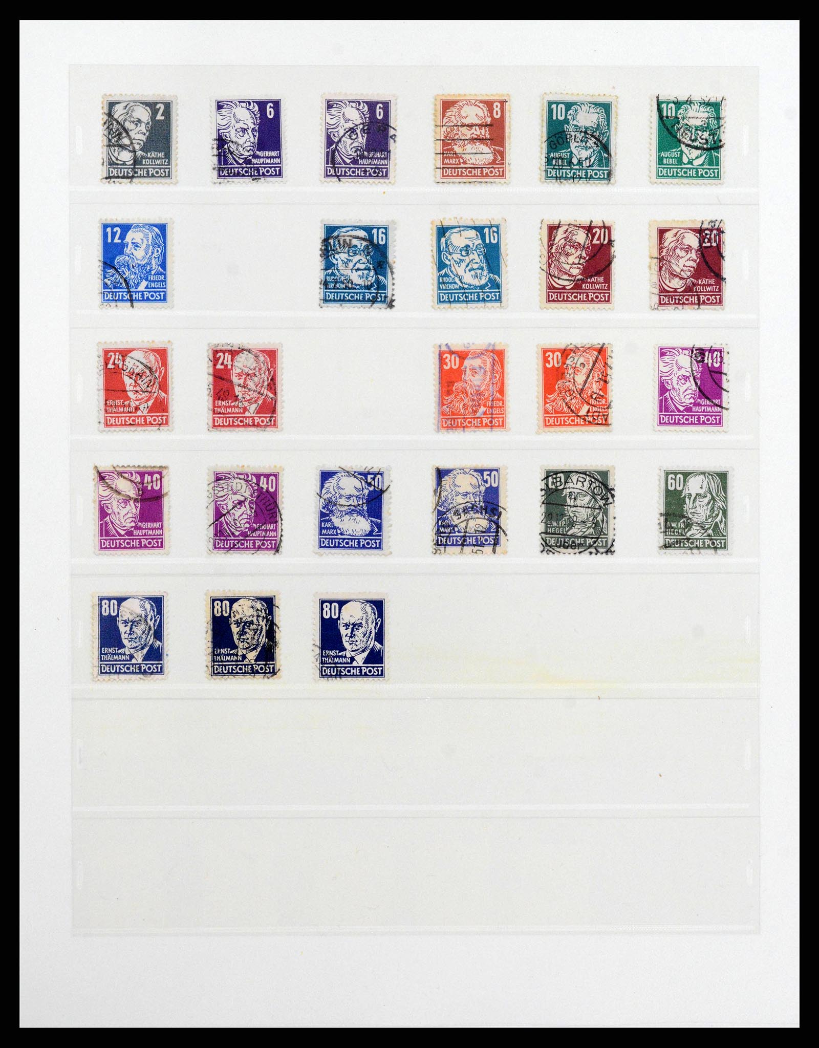 38550 0038 - Stamp collection 38550 Soviet Zone 1945-1949.