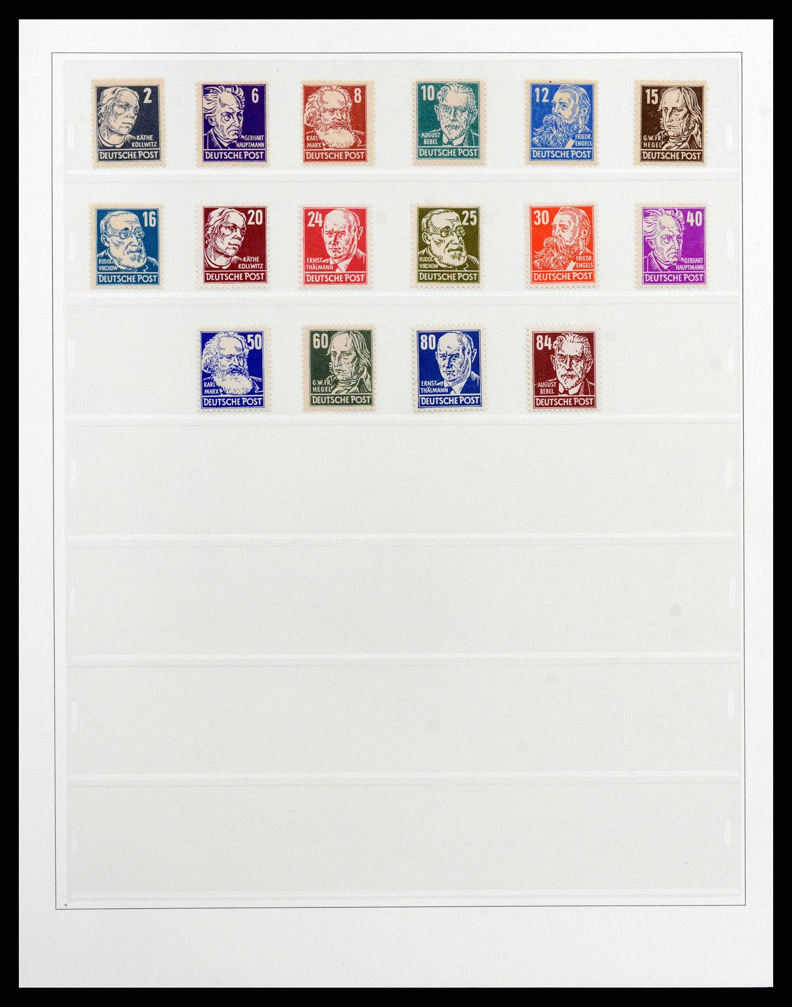 38550 0039 - Stamp collection 38550 Soviet Zone 1945-1949.