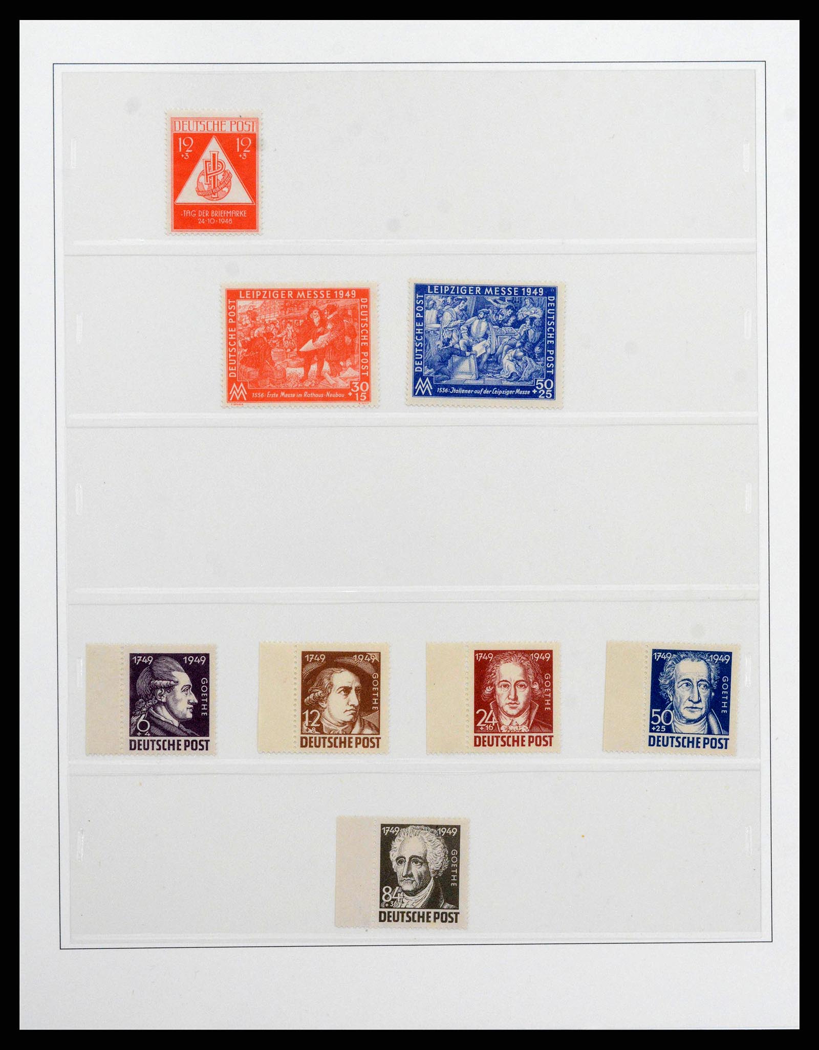 38550 0041 - Stamp collection 38550 Soviet Zone 1945-1949.