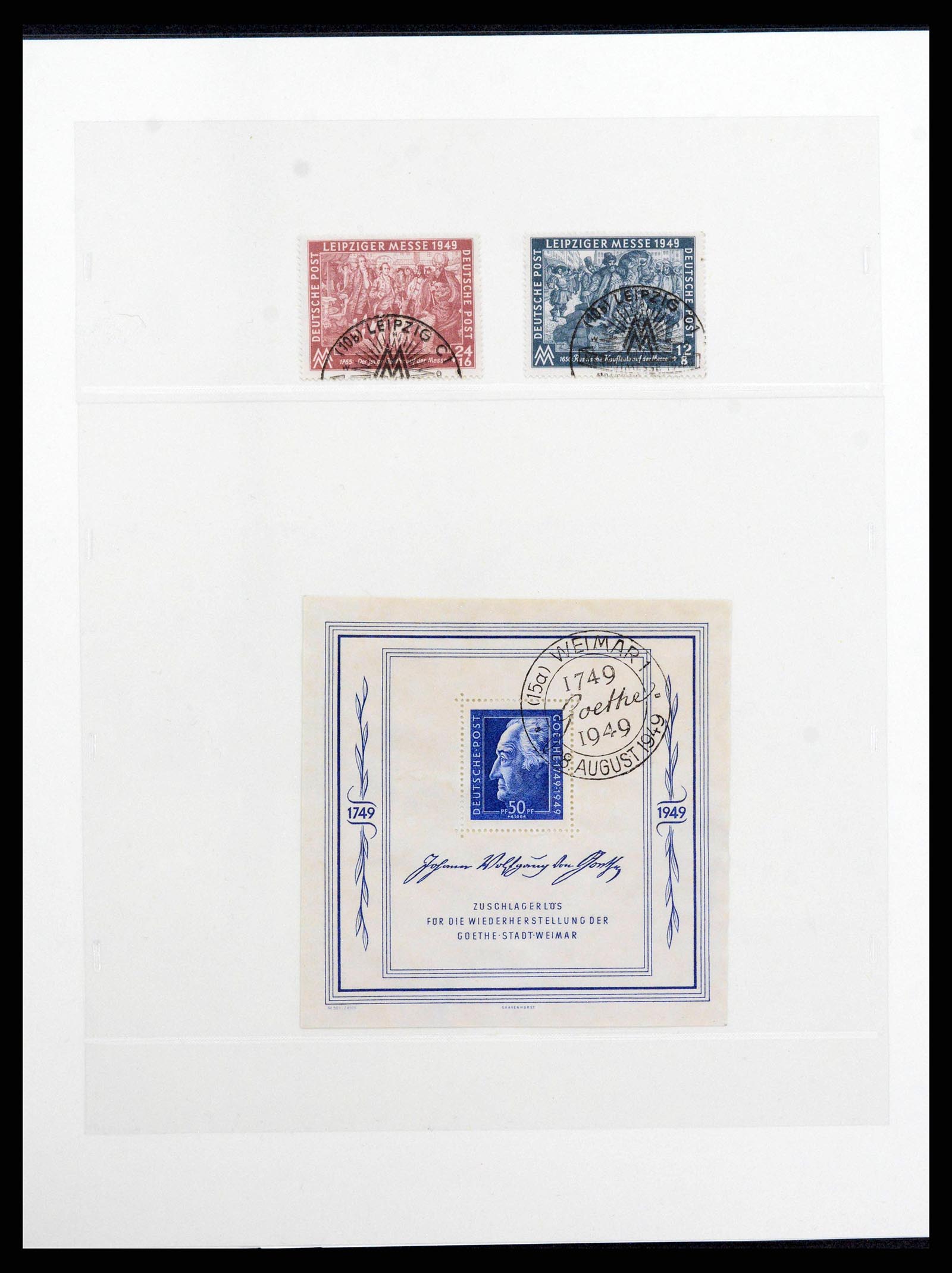 38550 0042 - Stamp collection 38550 Soviet Zone 1945-1949.