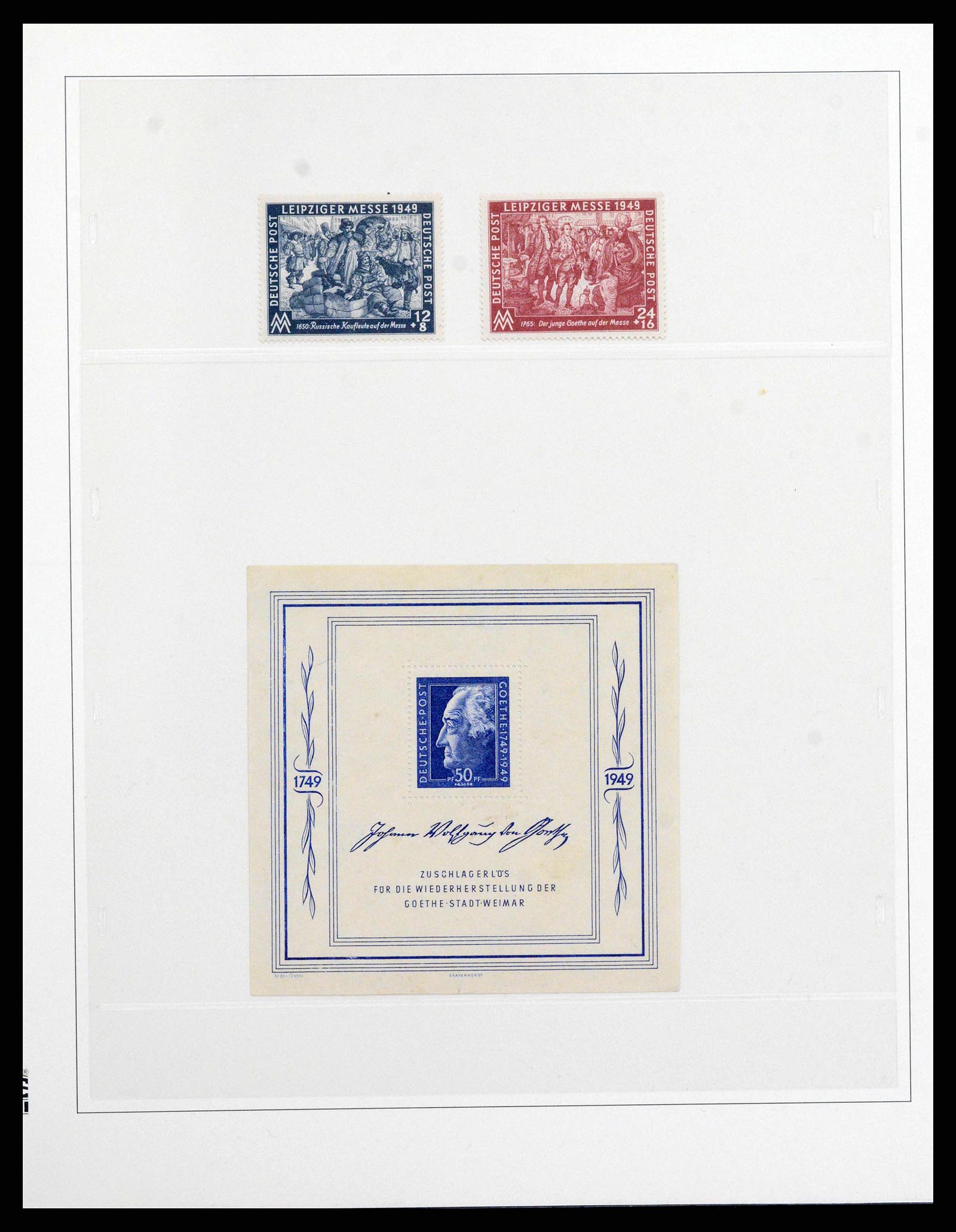 38550 0043 - Stamp collection 38550 Soviet Zone 1945-1949.
