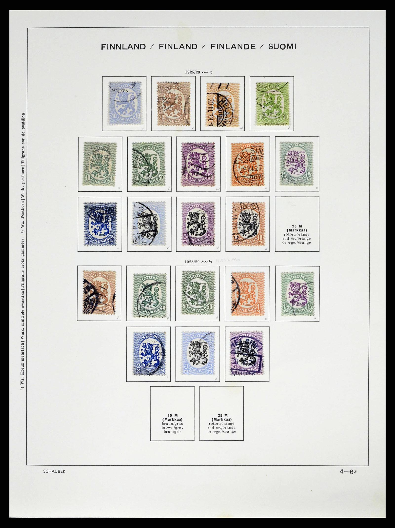 38552 0012 - Stamp collection 38552 Finland 1856-2014.